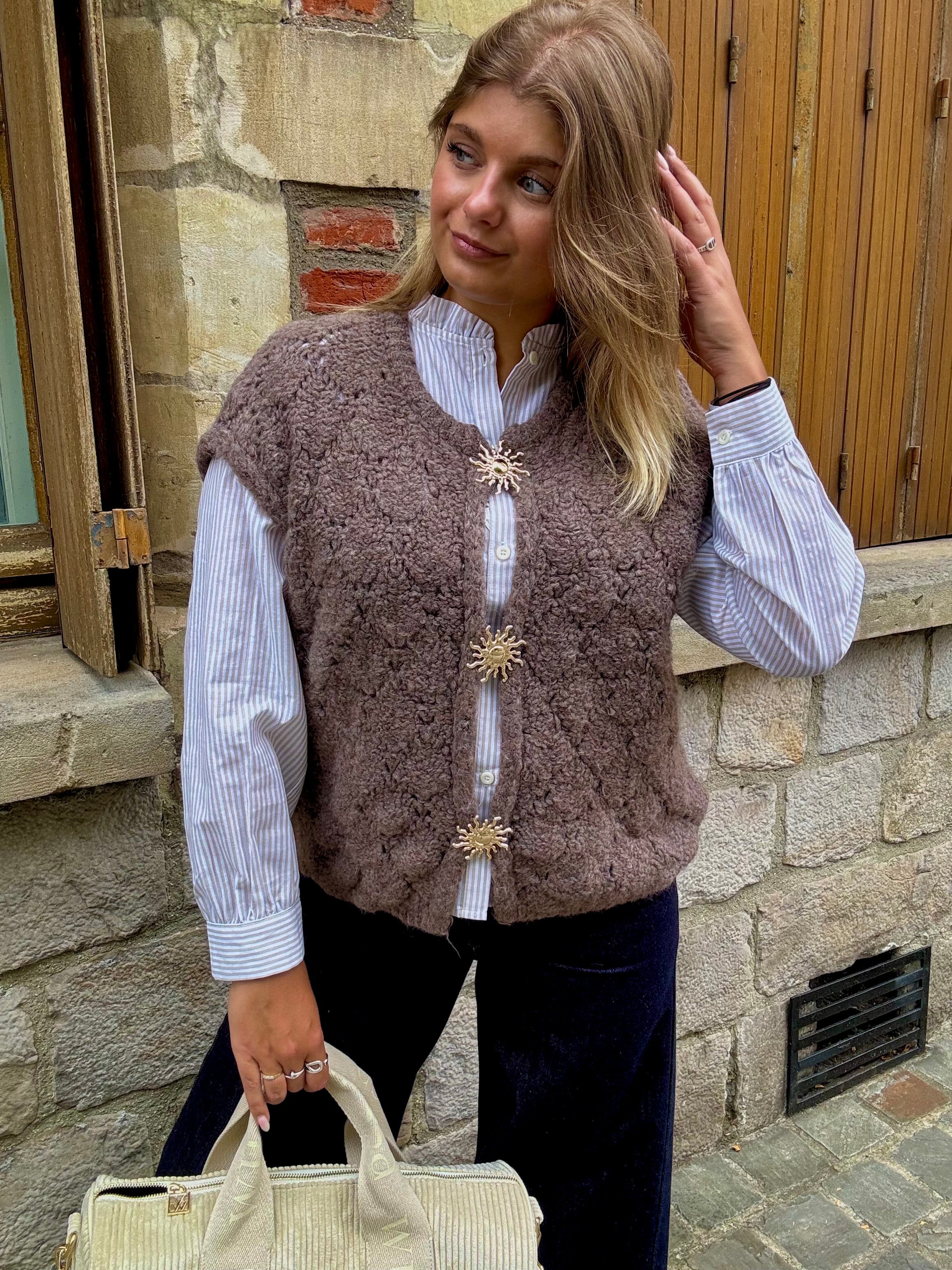 Gilet marron Formidable