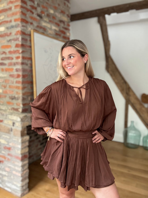 Robe AMOUR chocolat