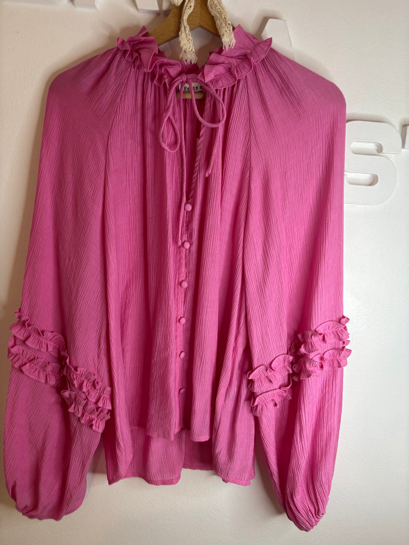 Blouse fuchsia