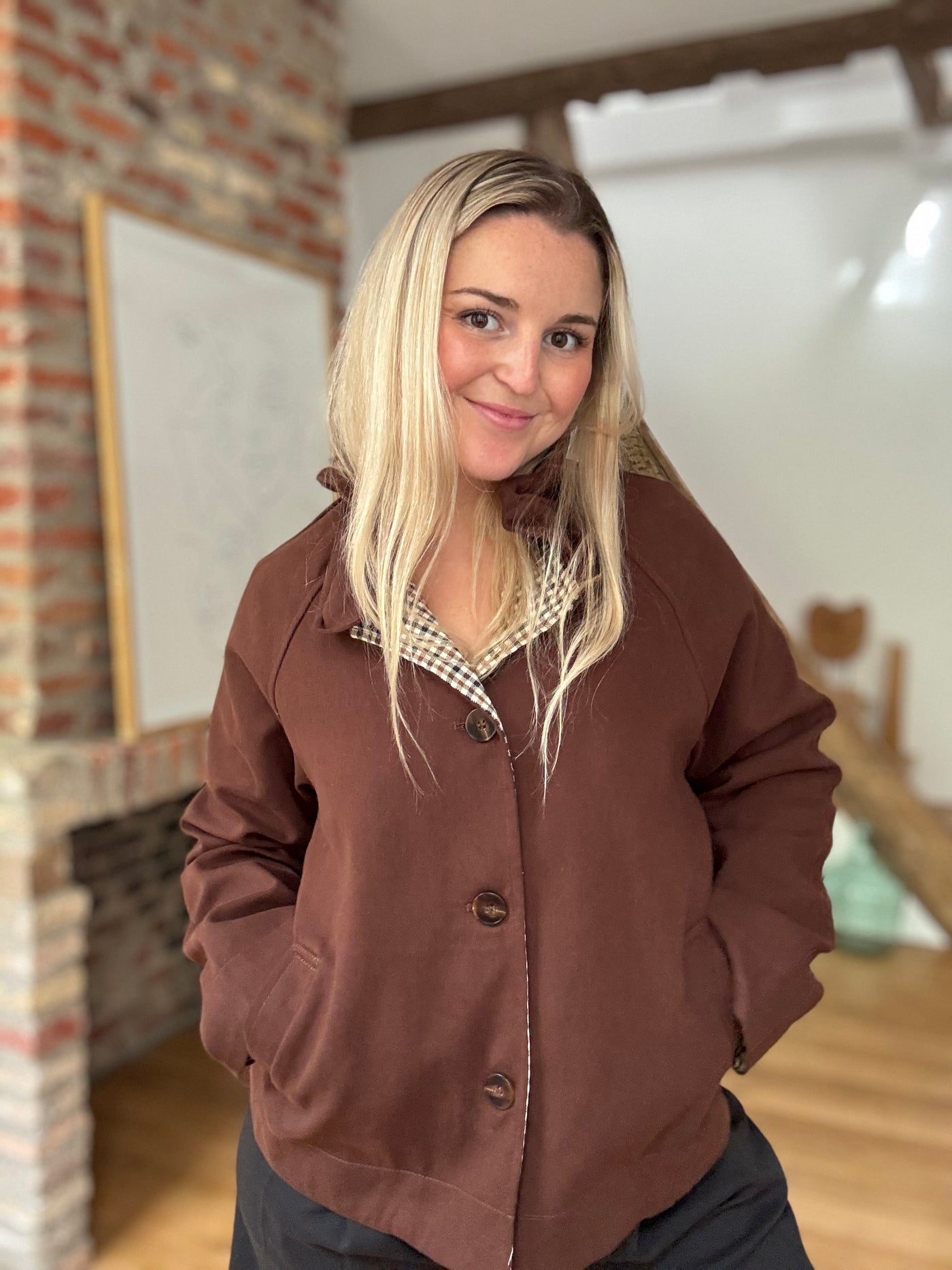 Veste CONTEMPORAINE chocolat