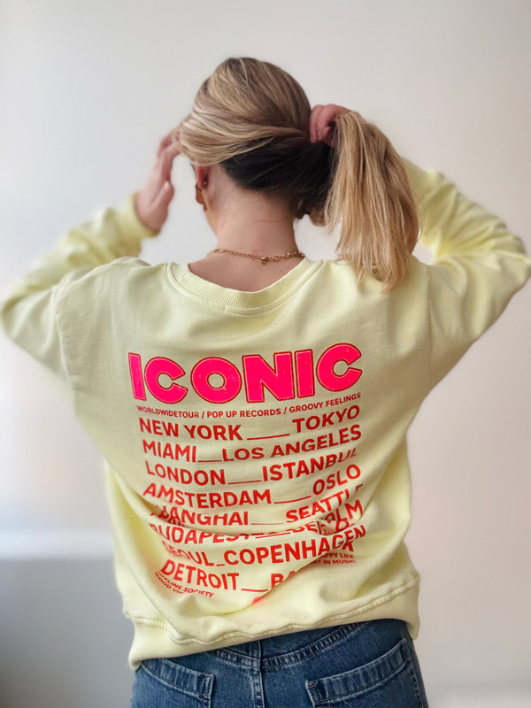Sweat jaune ICONIC