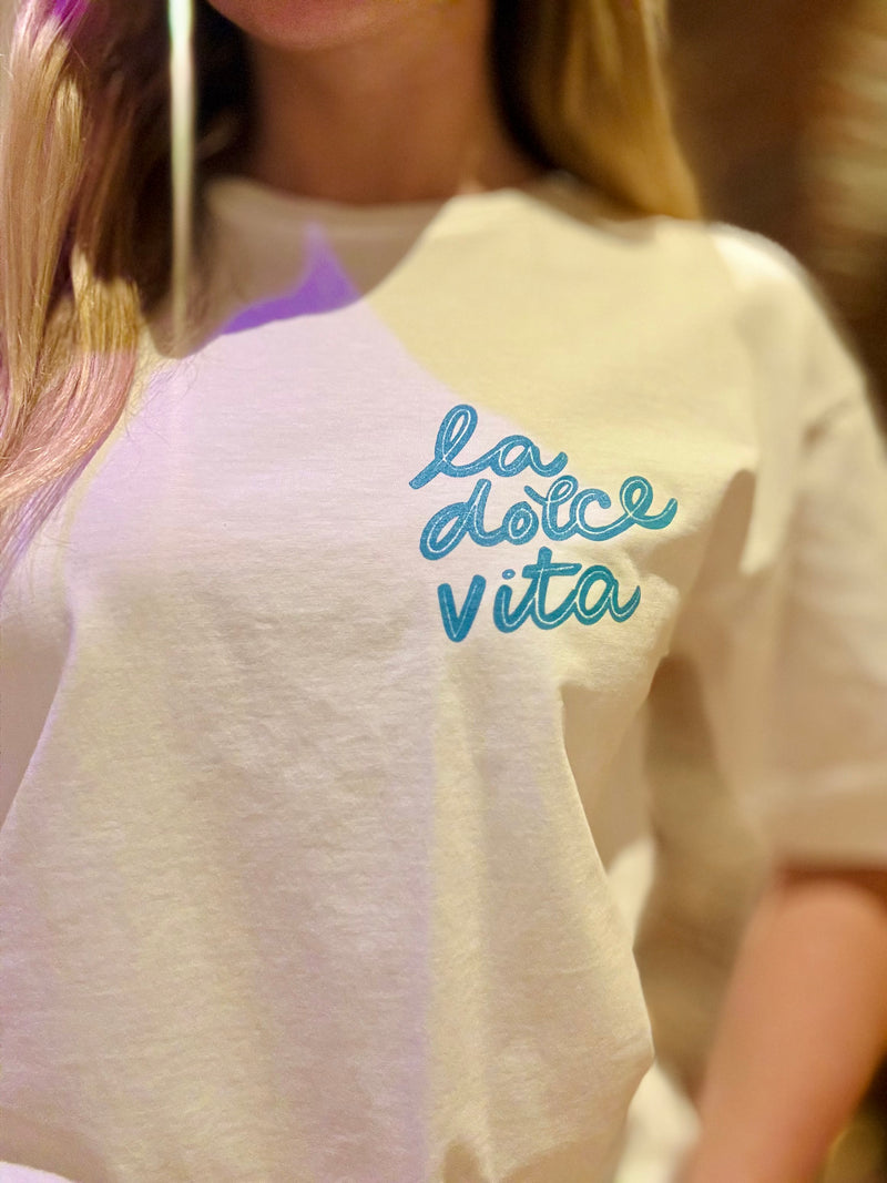 T-shirt blanc Dolce Vita