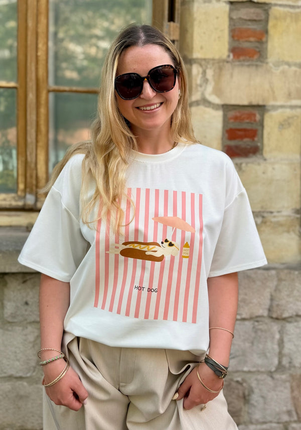 T-shirt Hot dog