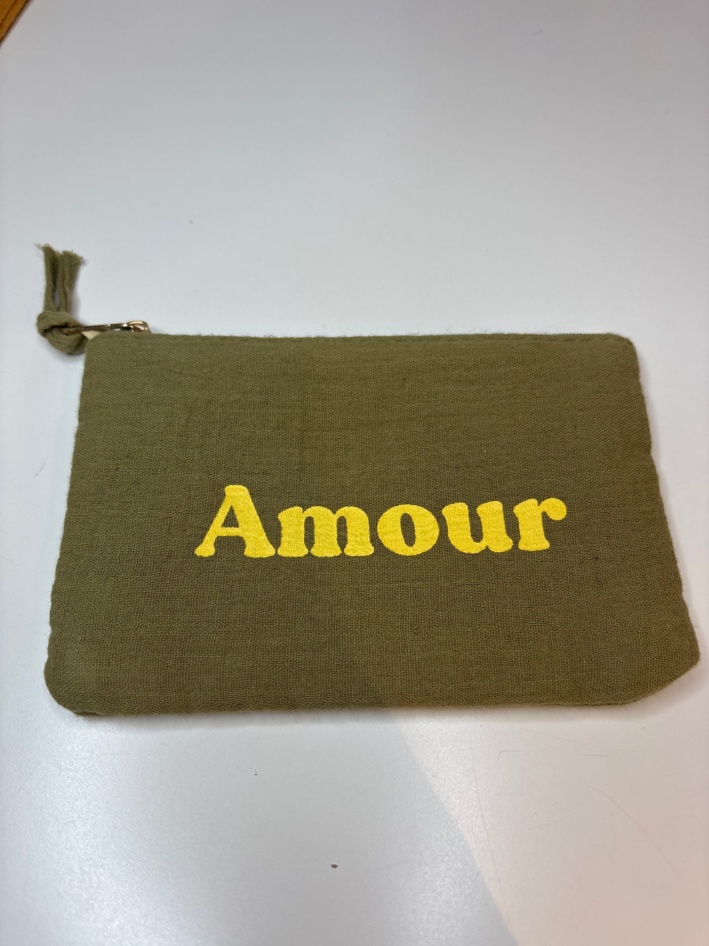 Pochette verte amour
