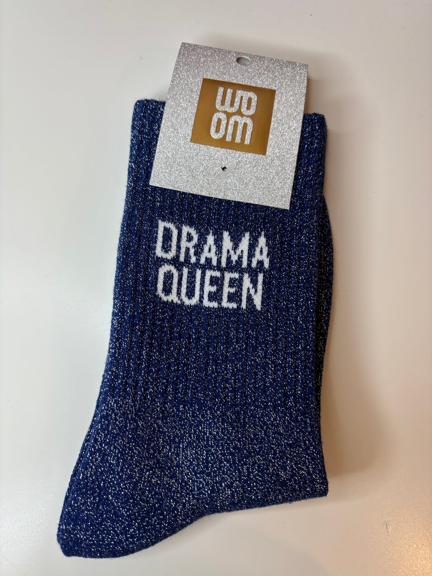 Chaussettes à paillettes bleues - DRAMA QUEEN