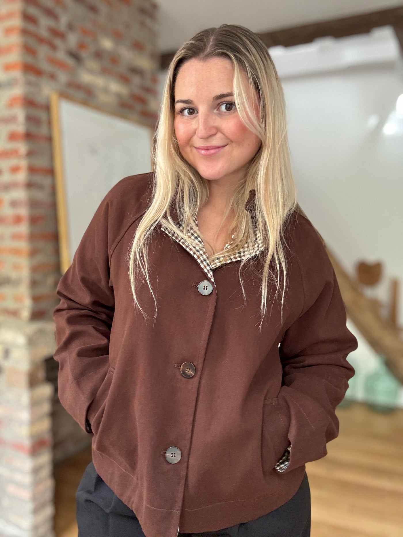 Veste CONTEMPORAINE chocolat