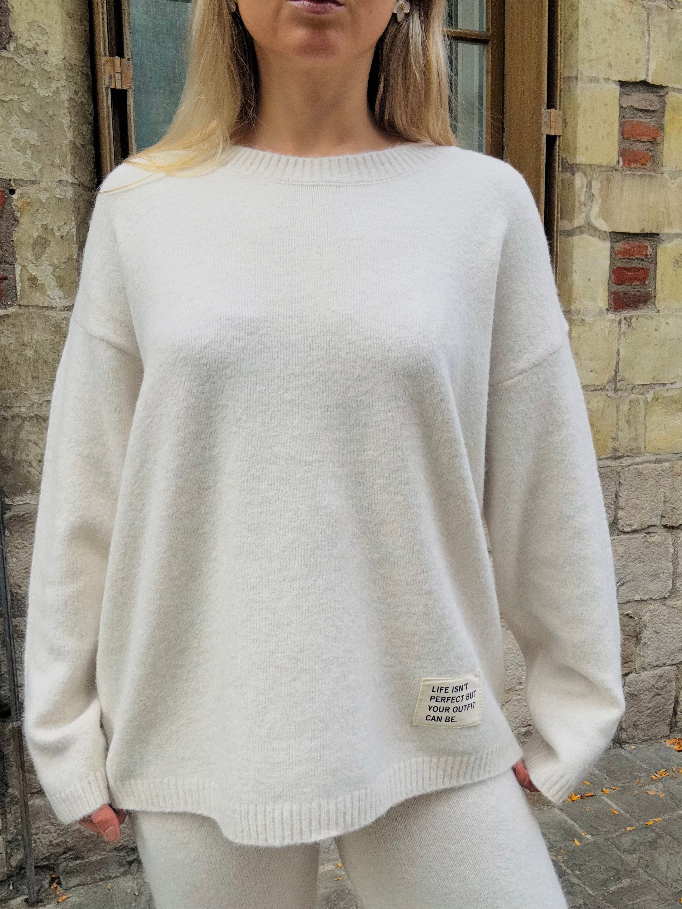 Pull beige Essentiel