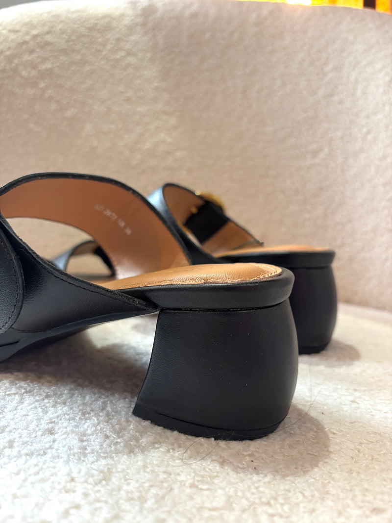 Mules Noires Luna