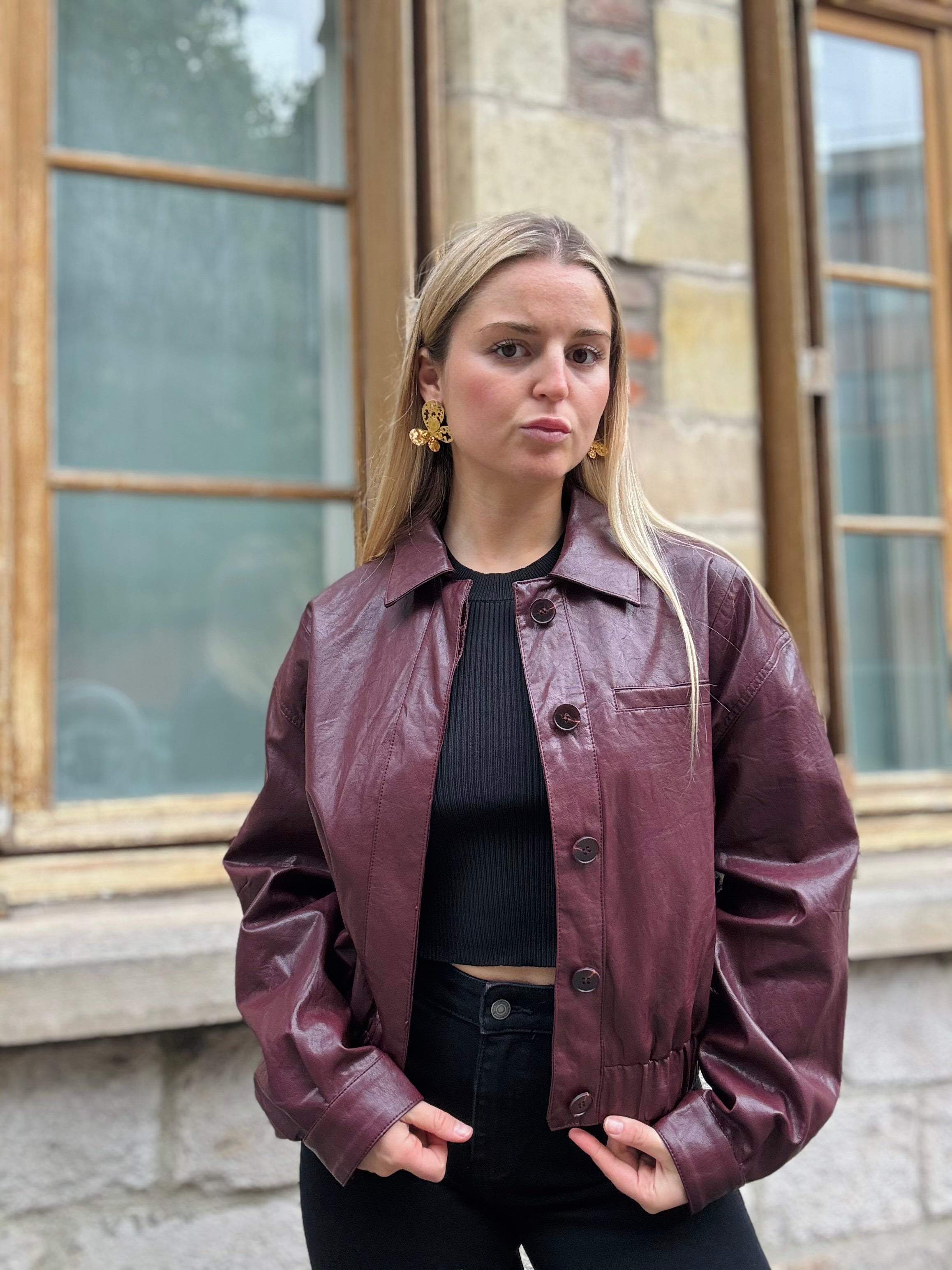 Veste Bordeaux Remarquable