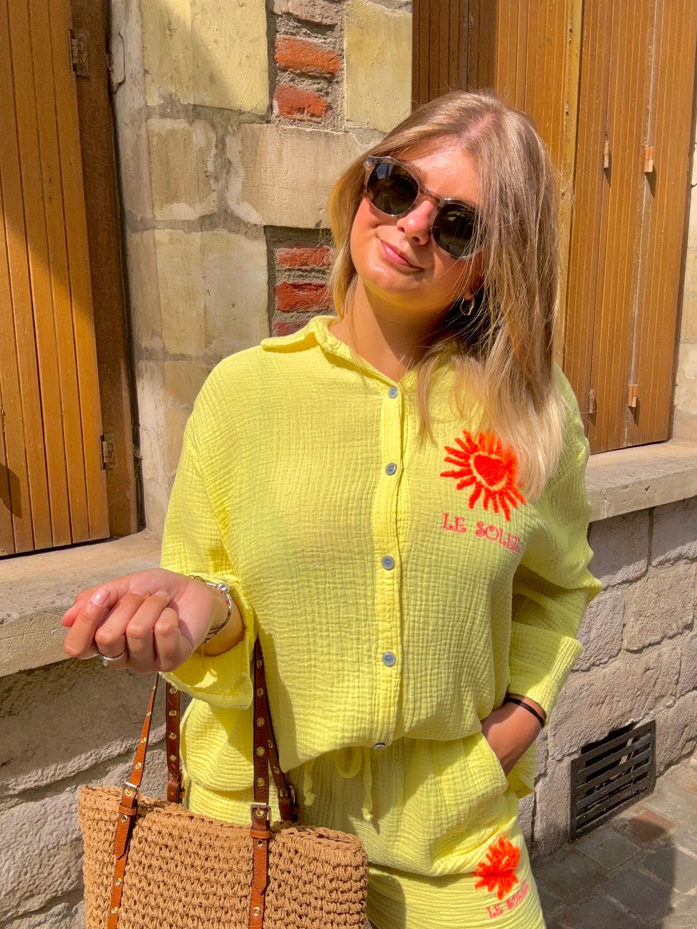 Chemise JAUNE ELIA