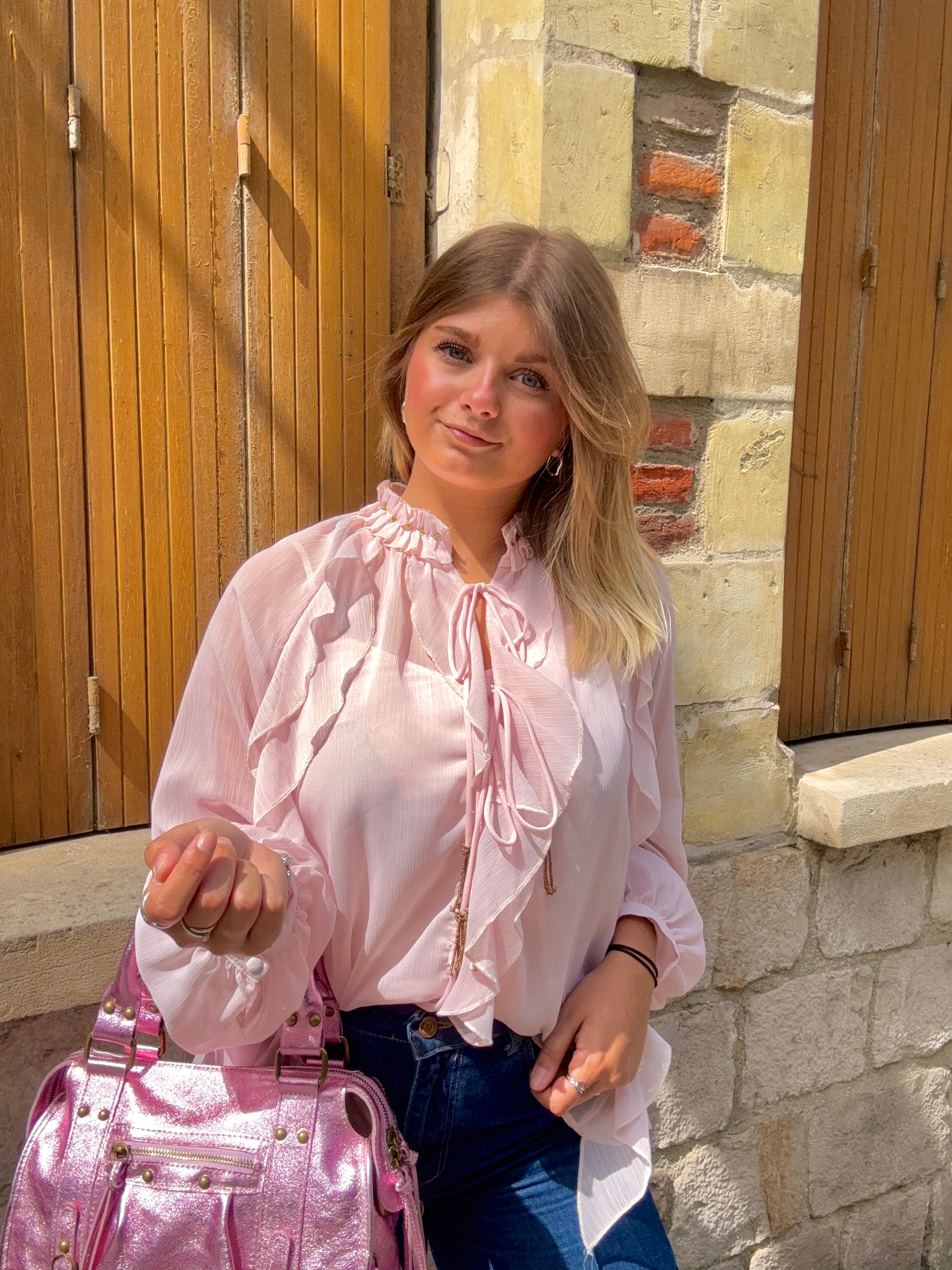 Blouse ROSE ÉLÉGANTE