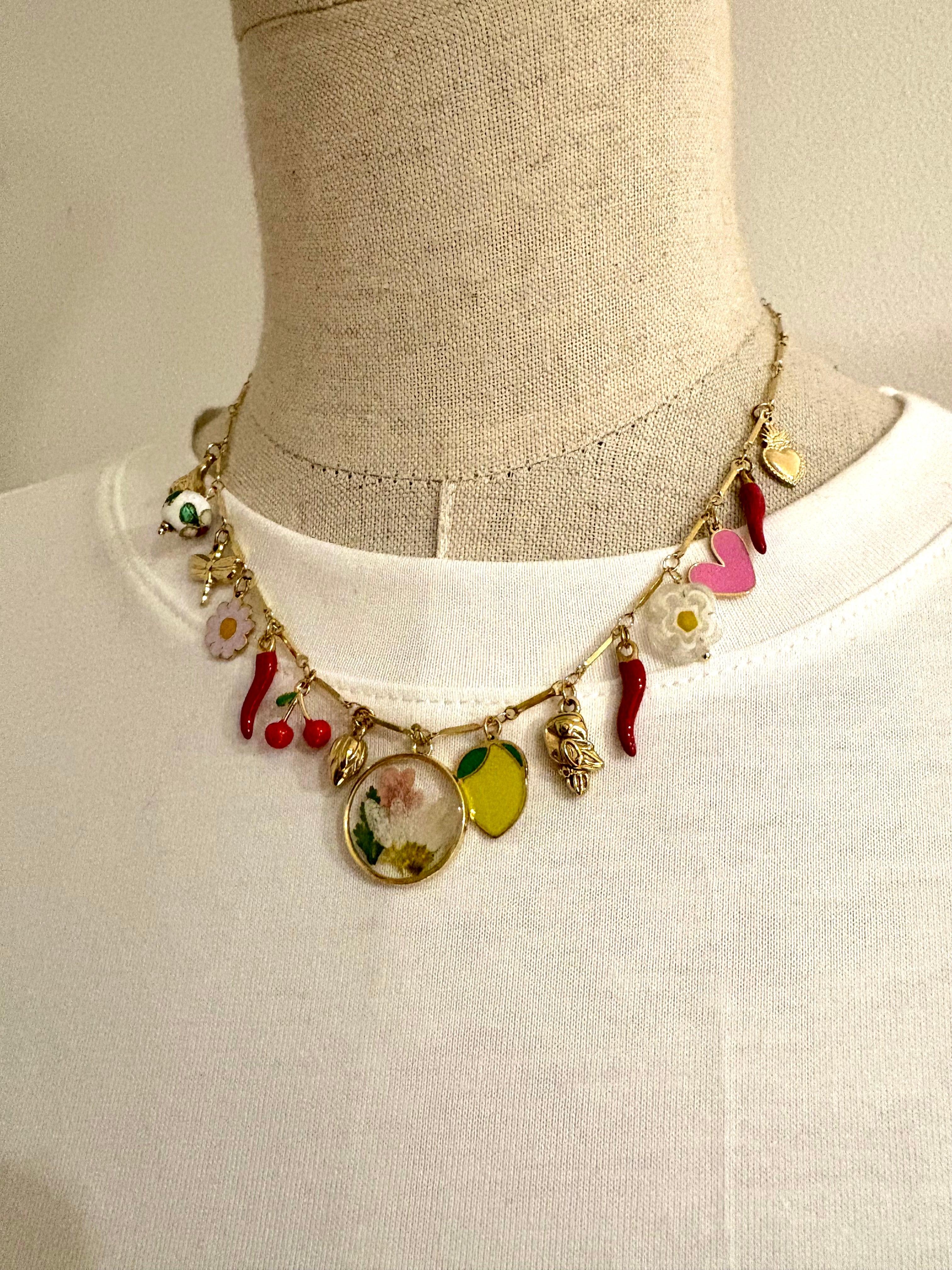 Collier citron