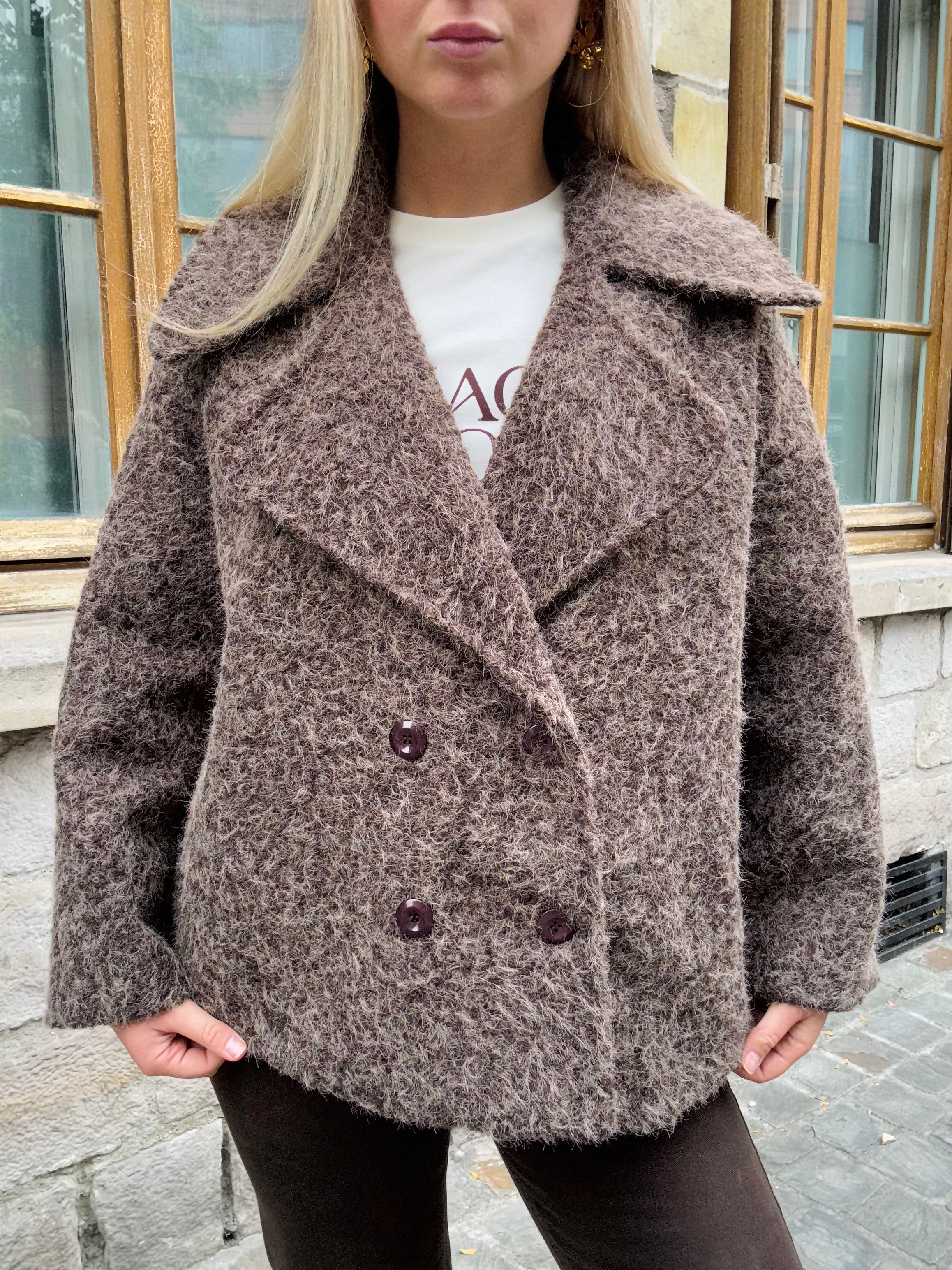 Veste Chocolat Somptueuse