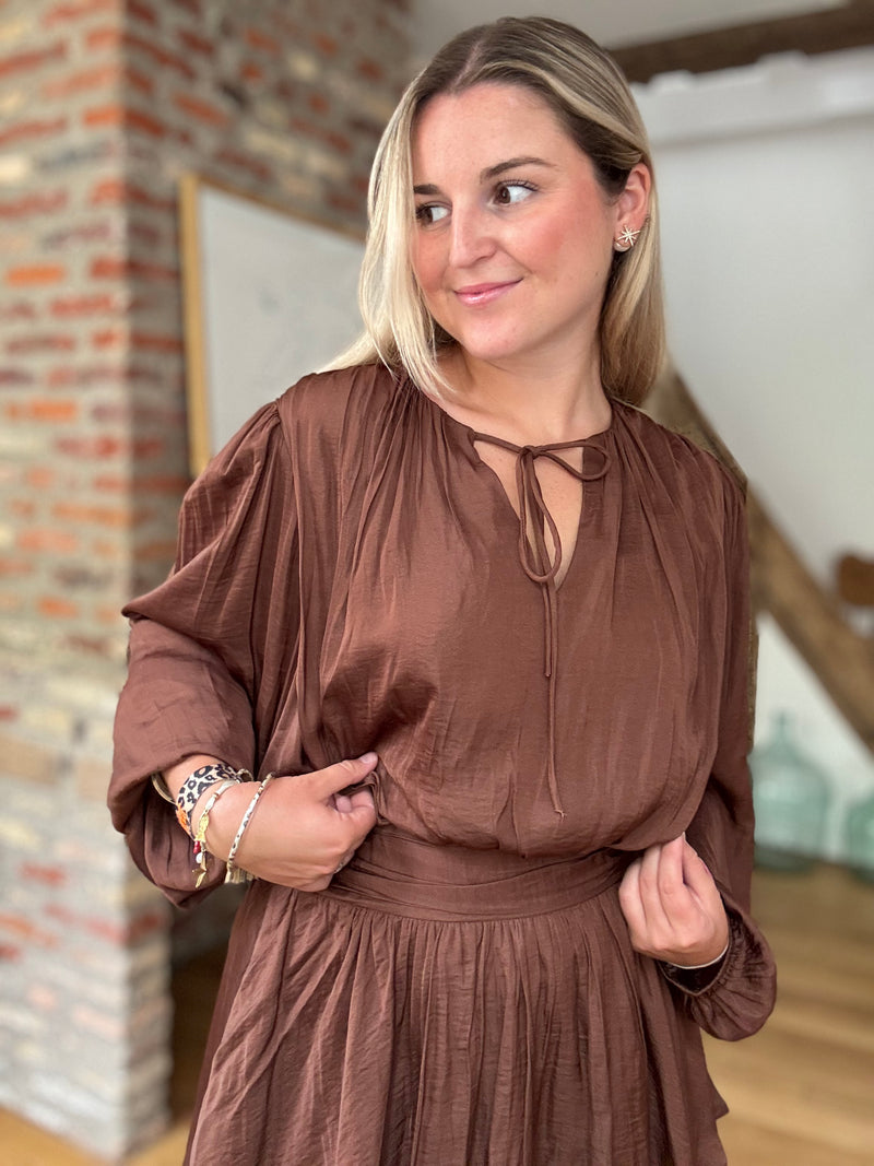 Robe AMOUR chocolat