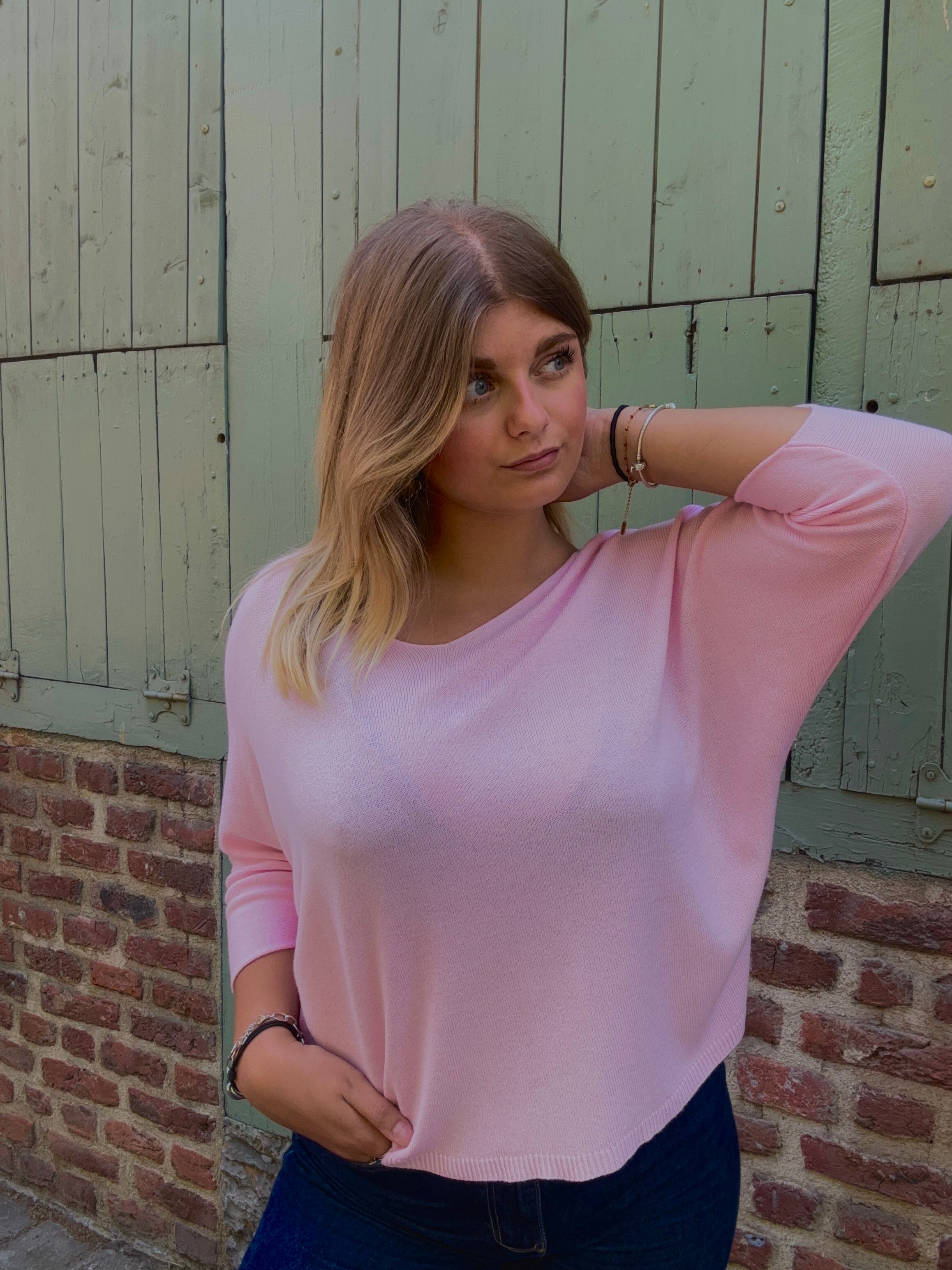 Pull Rose Doux