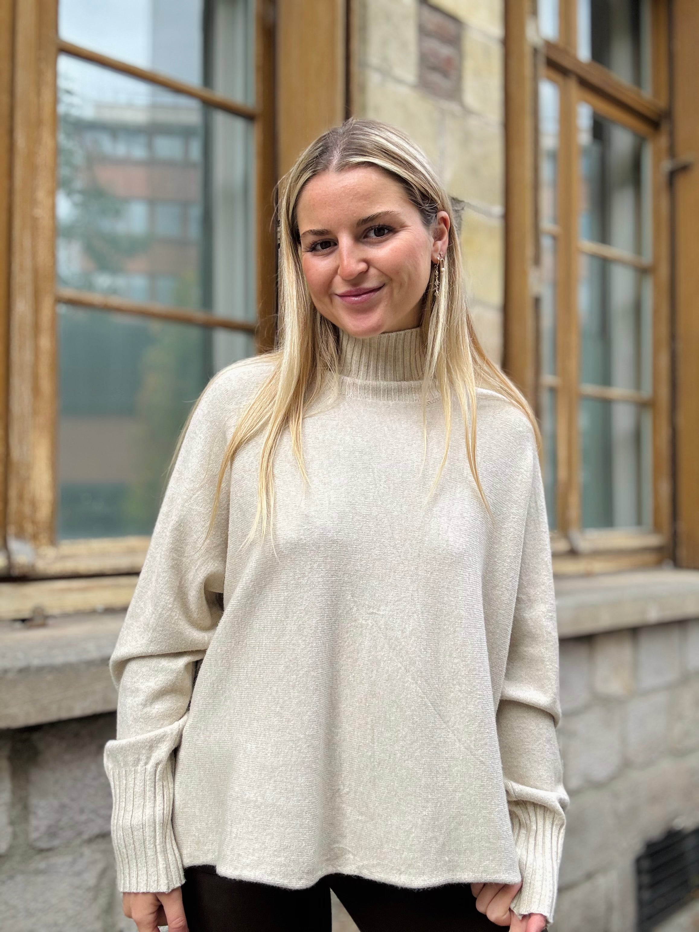 Pull Beige Doux