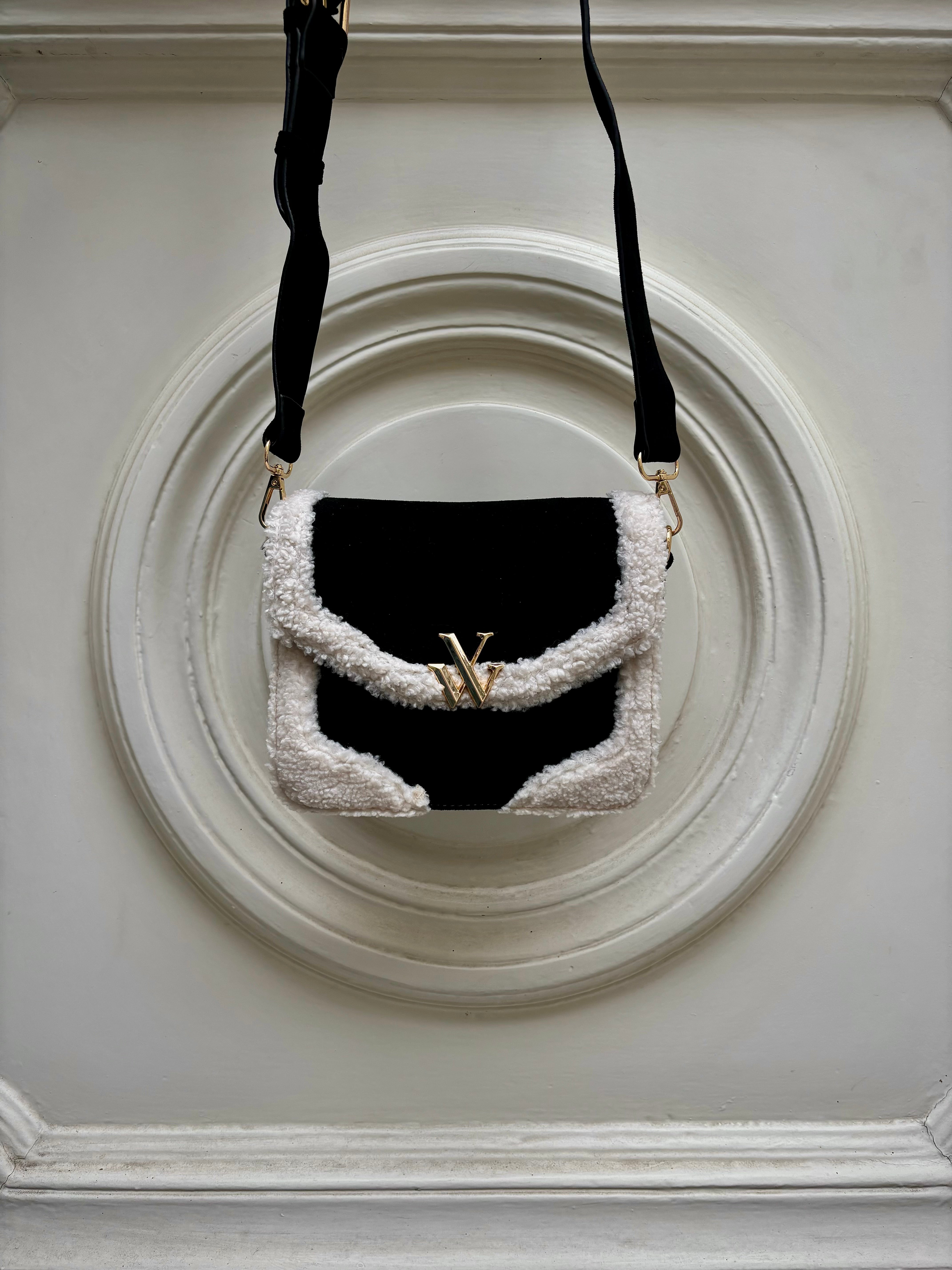 Sac Evelyn noir et blanc Vanessa Wu