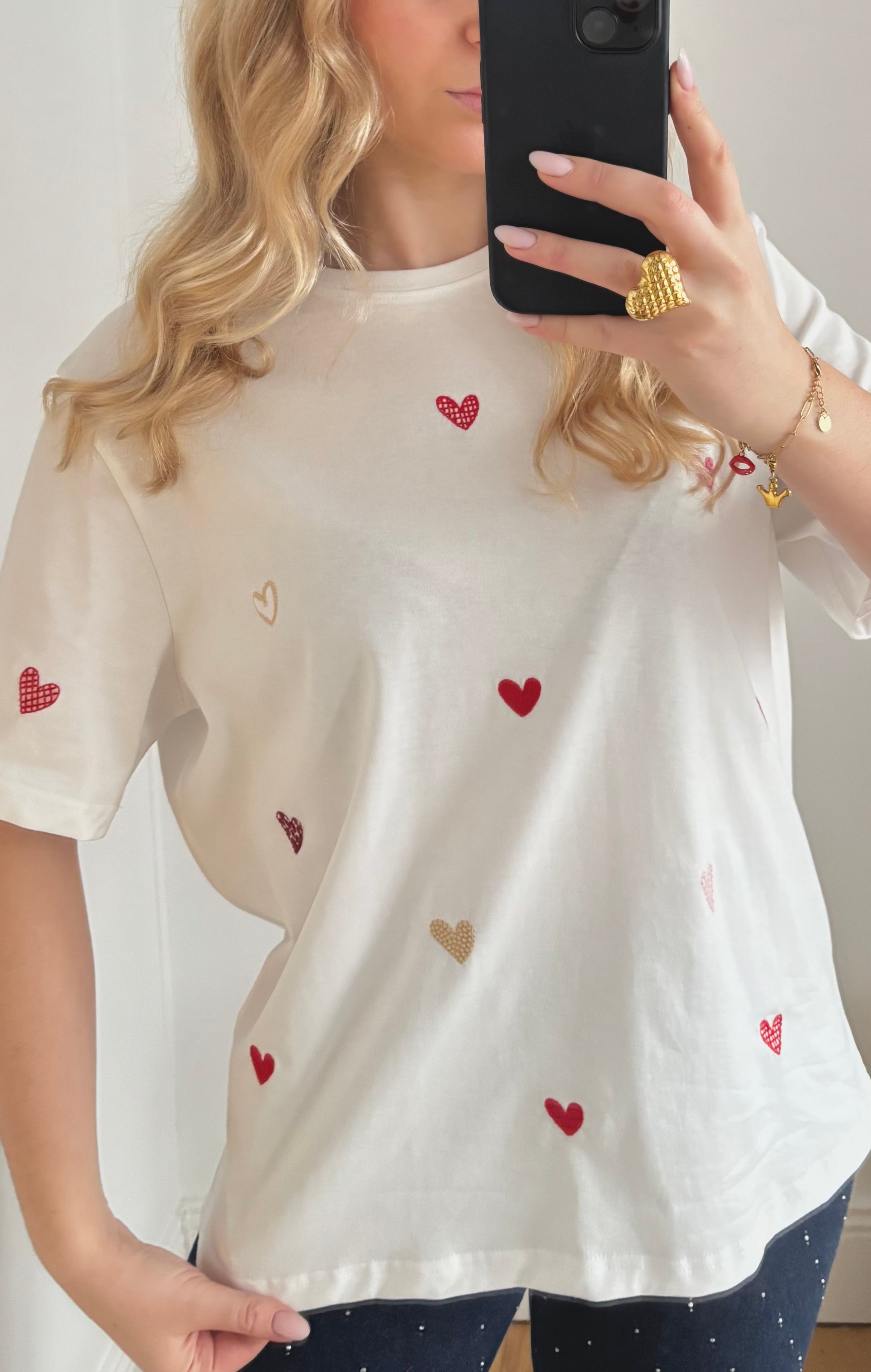 T-shirt romantique