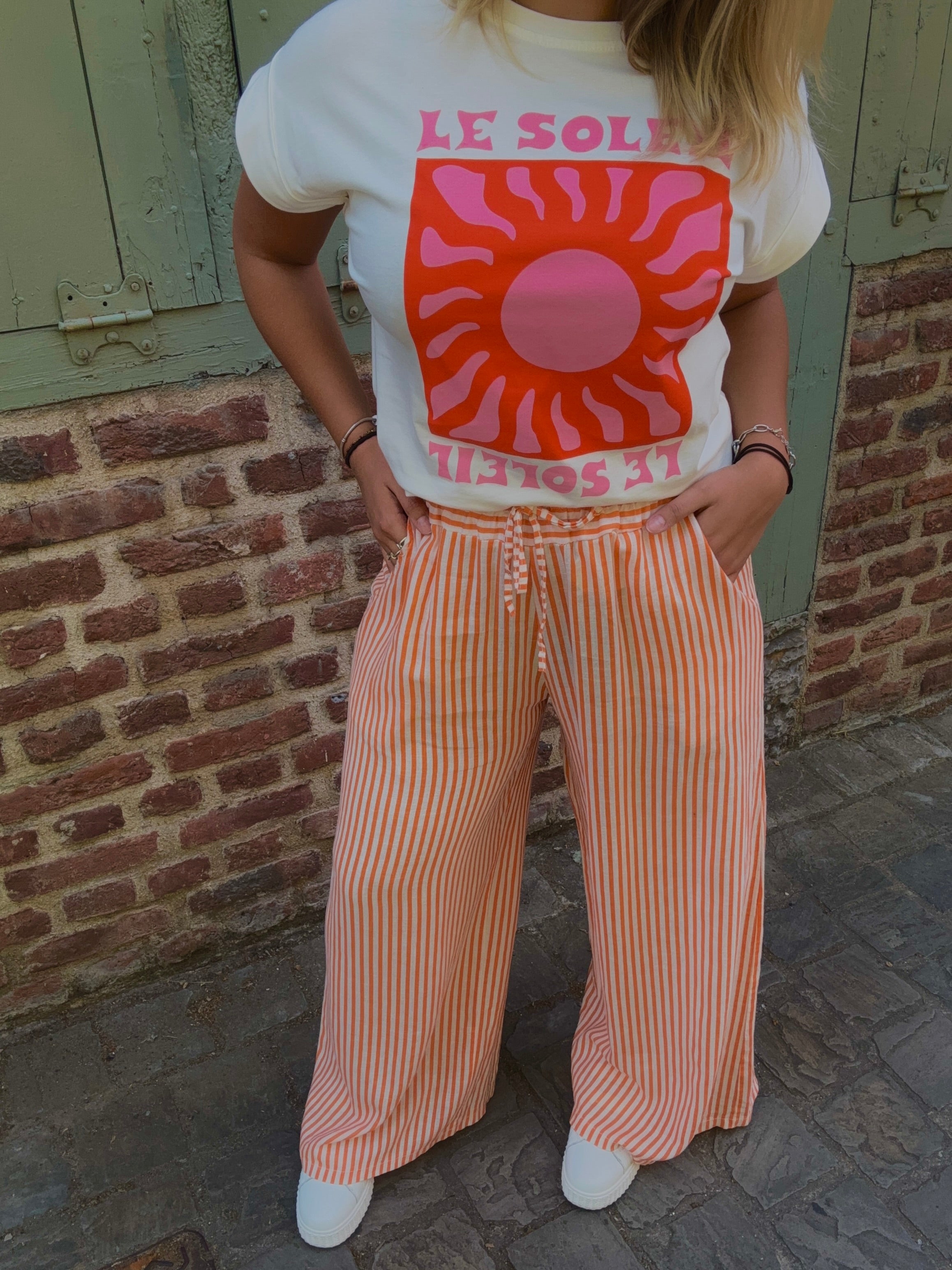 Pantalon Orange Agréable
