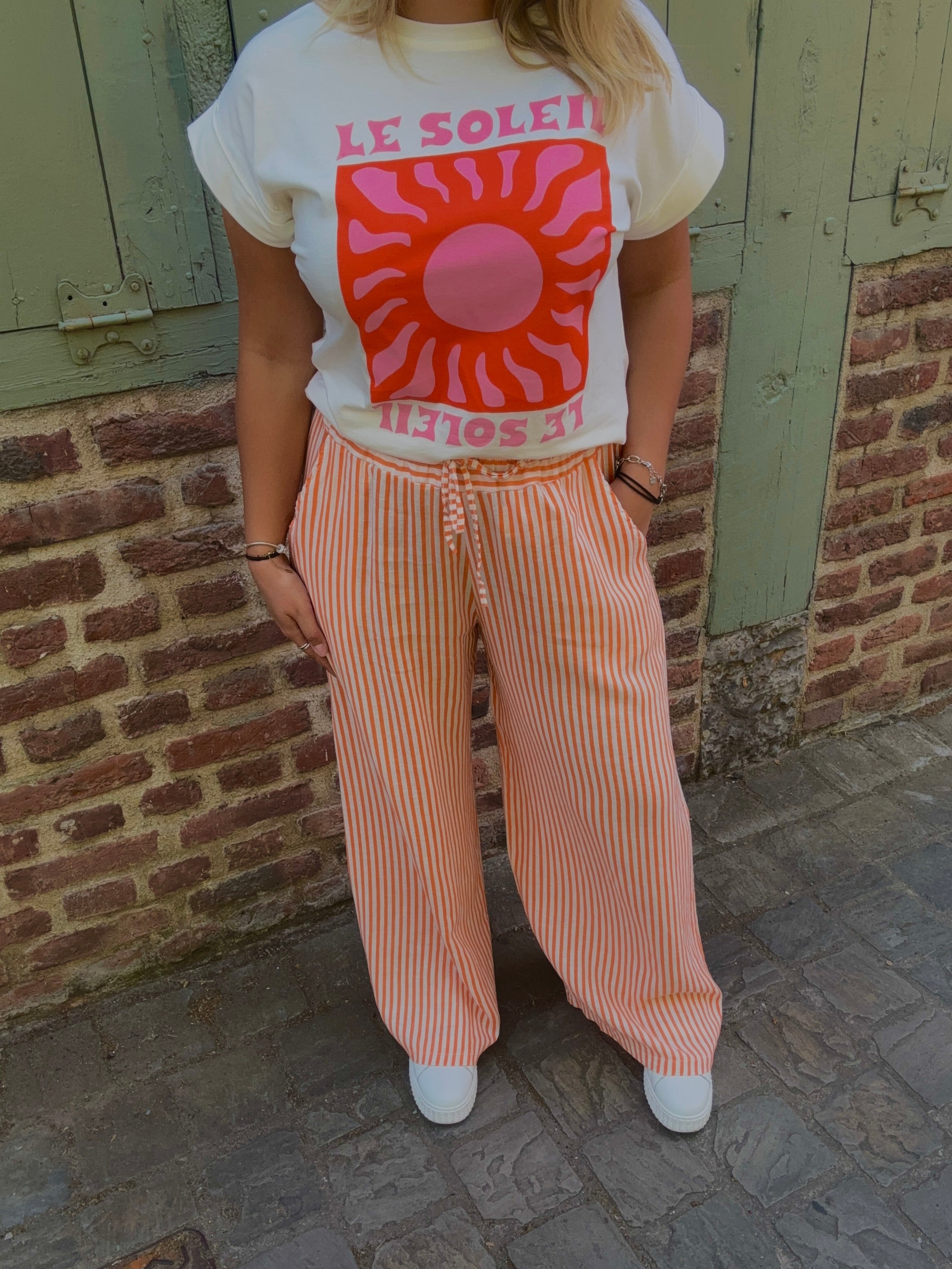 Pantalon Orange Agréable