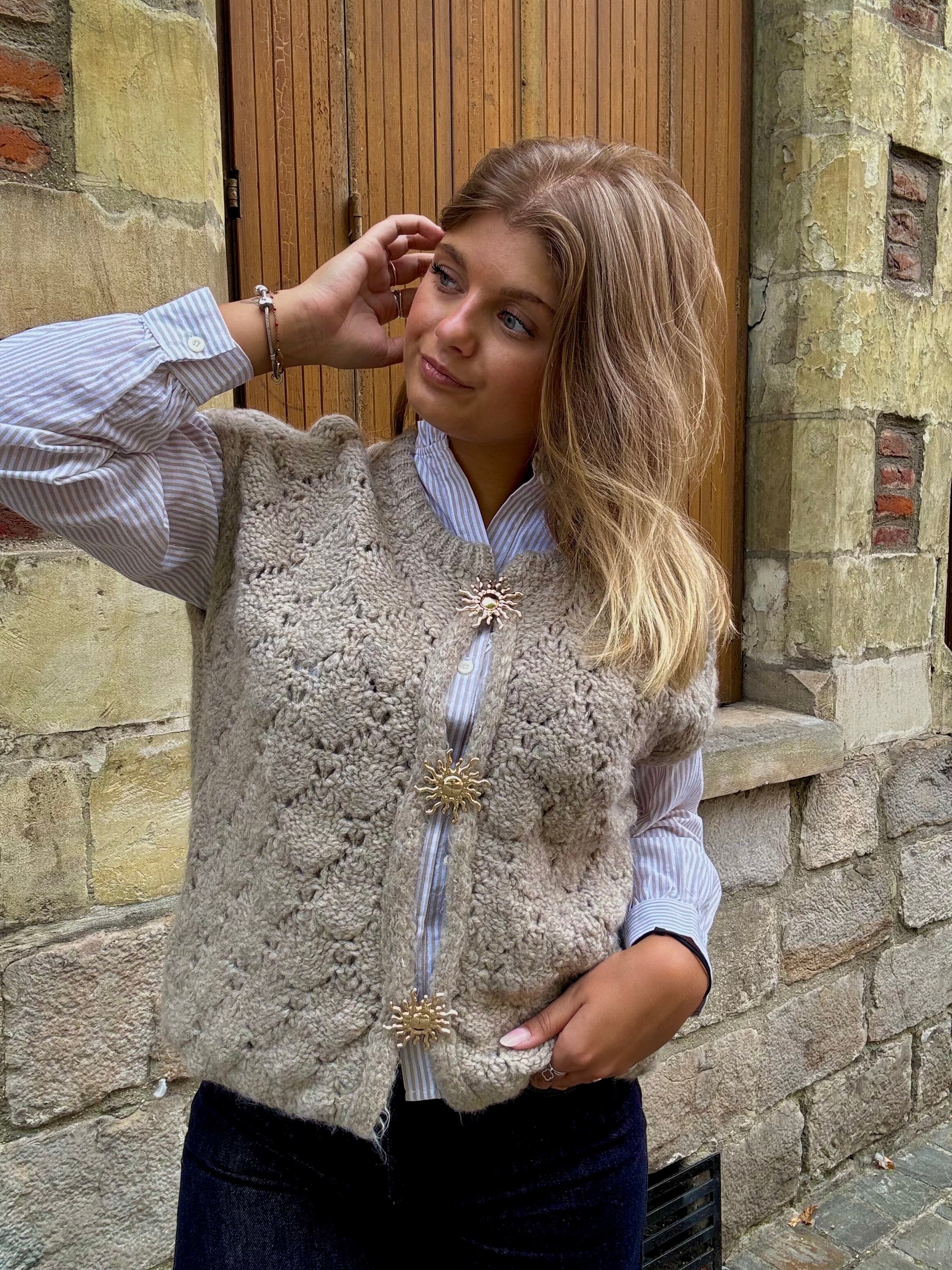 Gilet beige Formidable