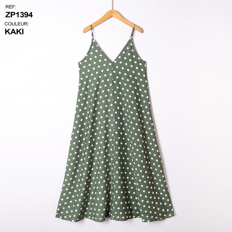 Robe kaki confortable