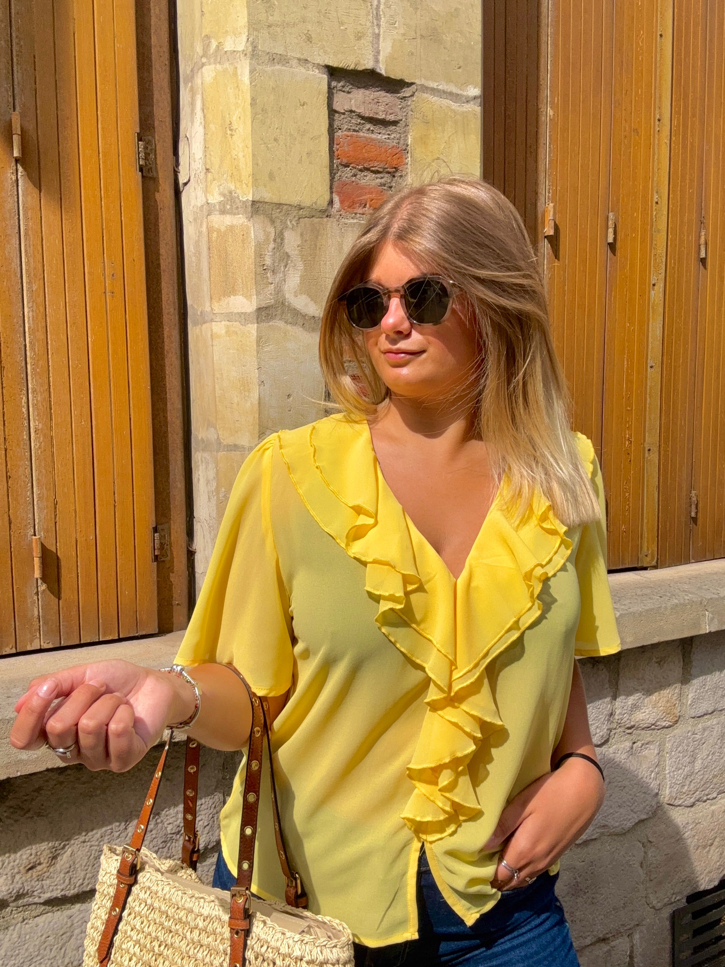 Top JAUNE FABULEUX