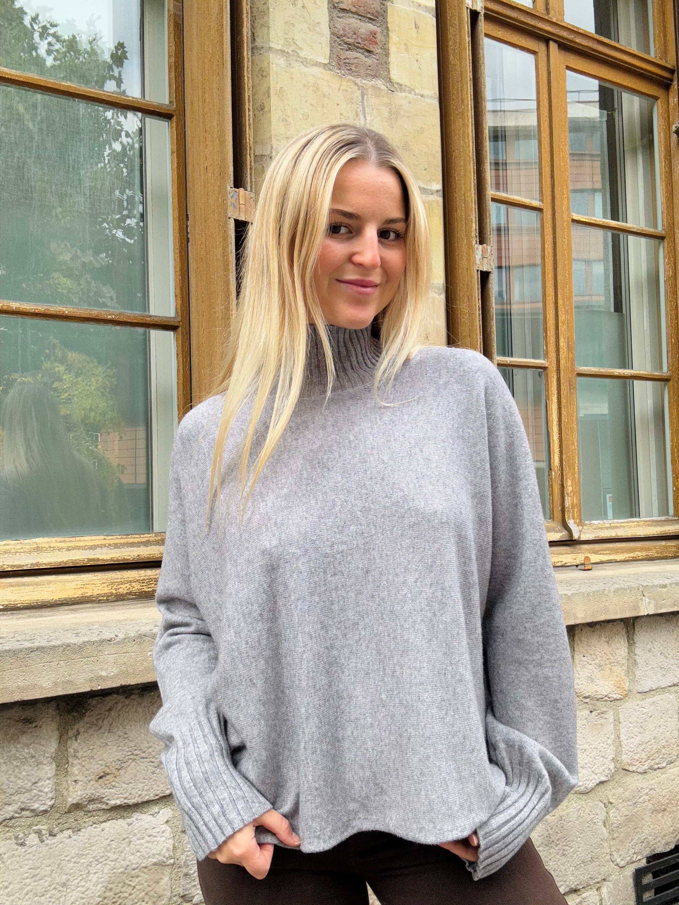 Pull Gris Doux