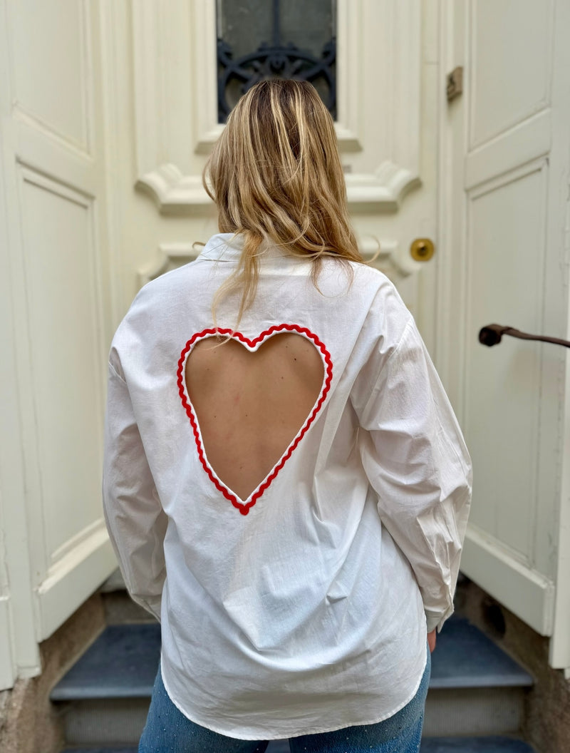 Chemise blanche romantique