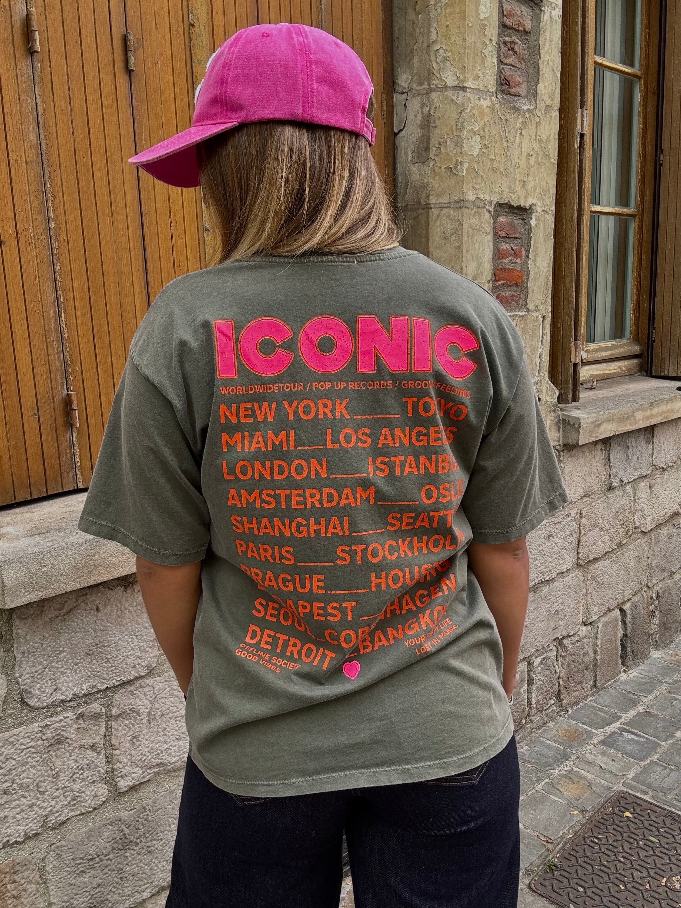T-shirt Kaki ICONIC