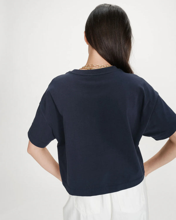 T-shirt oversize bleu Voss