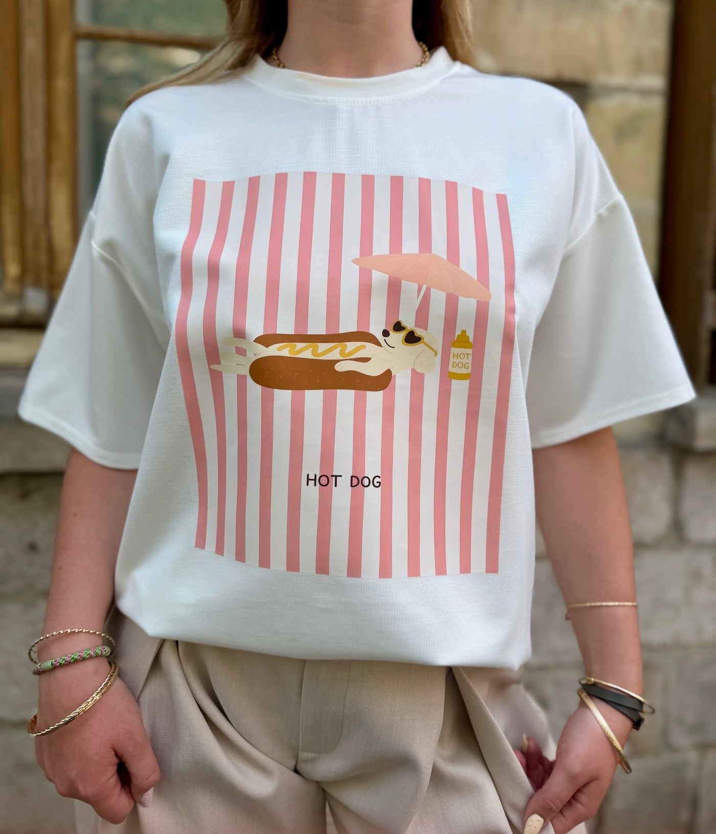 T-shirt Hot dog