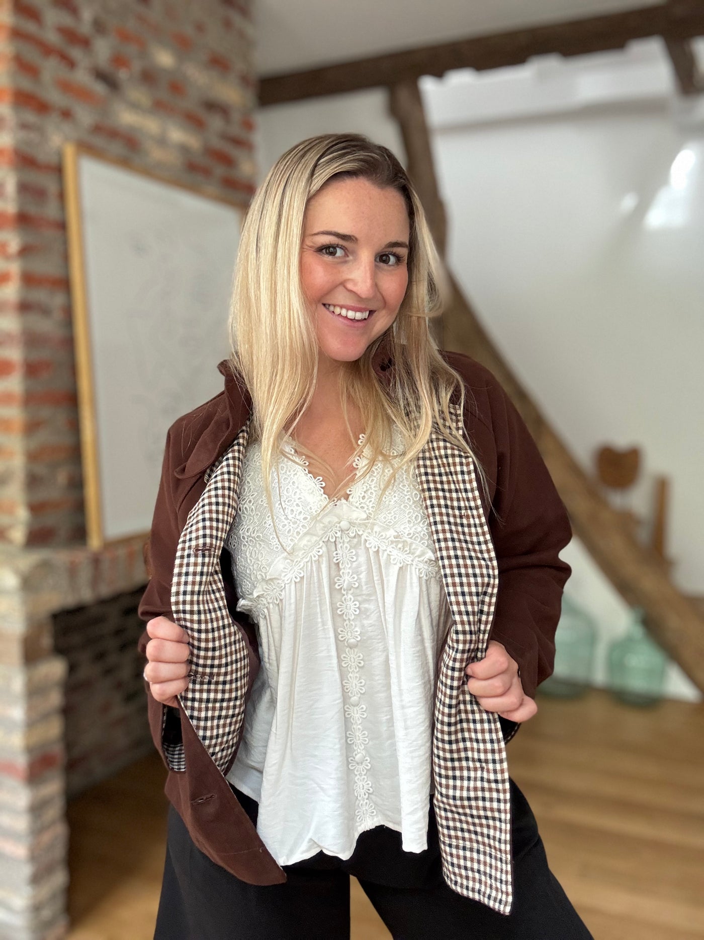 Veste CONTEMPORAINE chocolat