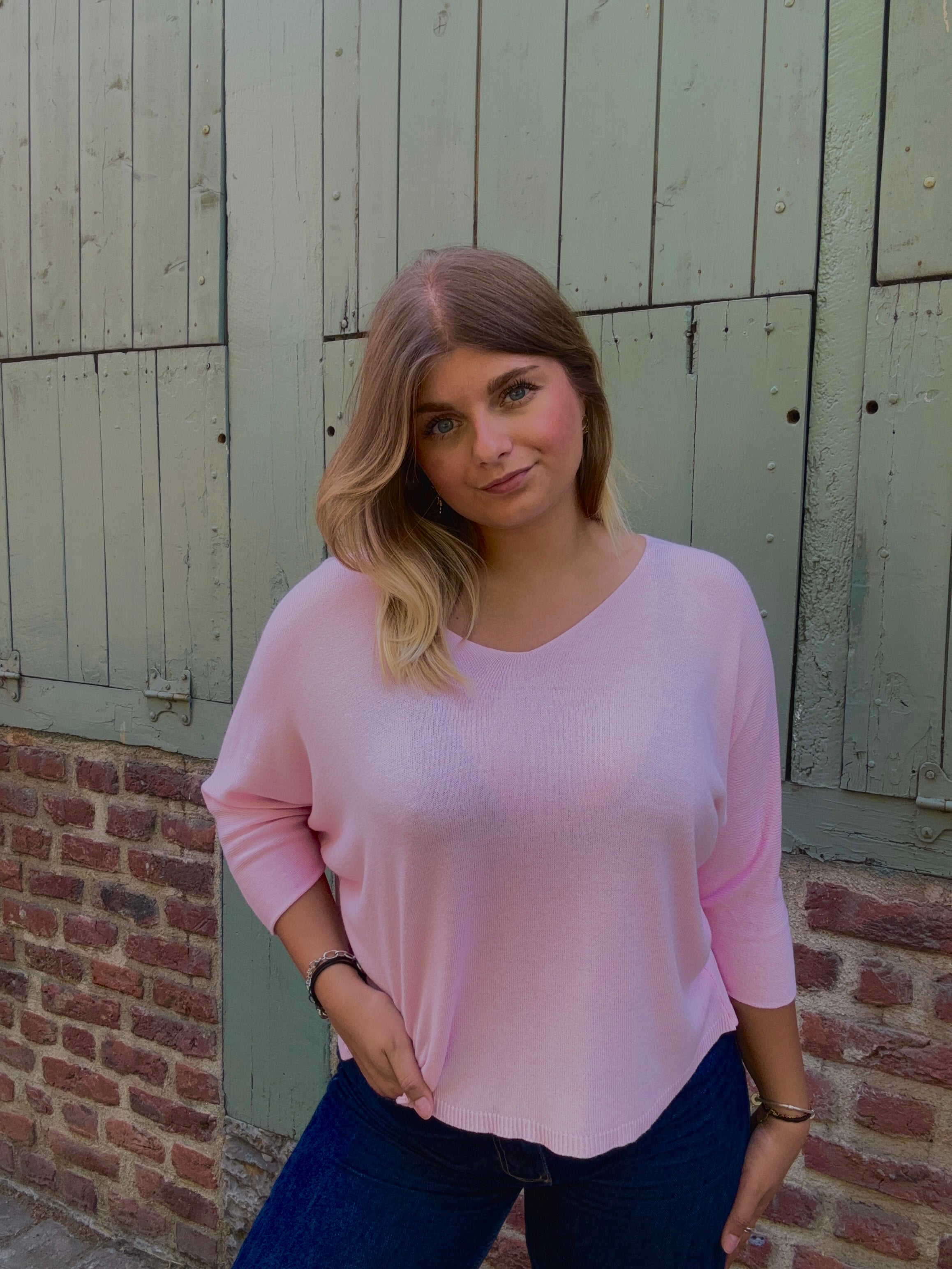Pull Rose Doux