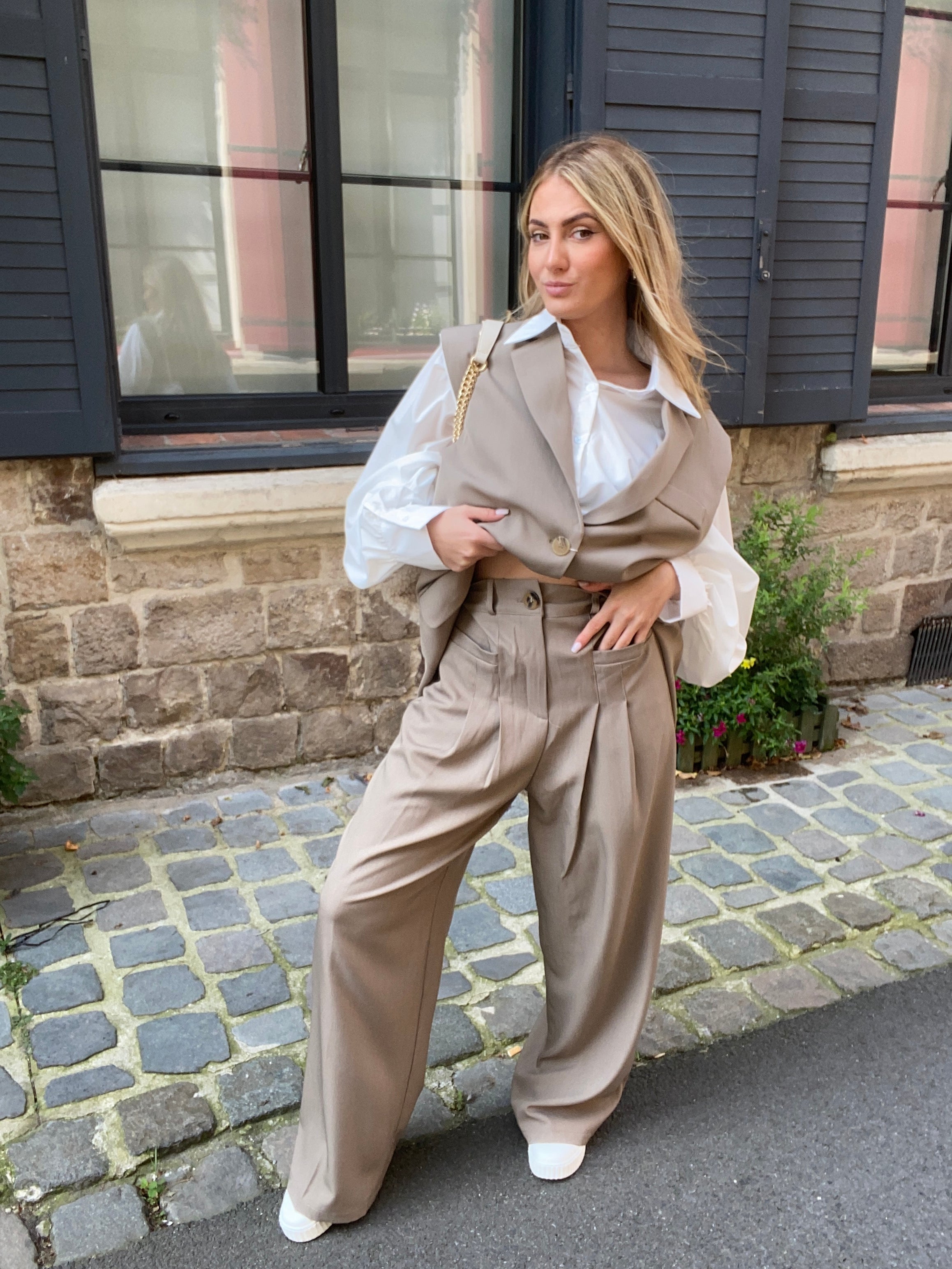 Pantalon ANITA TAUPE