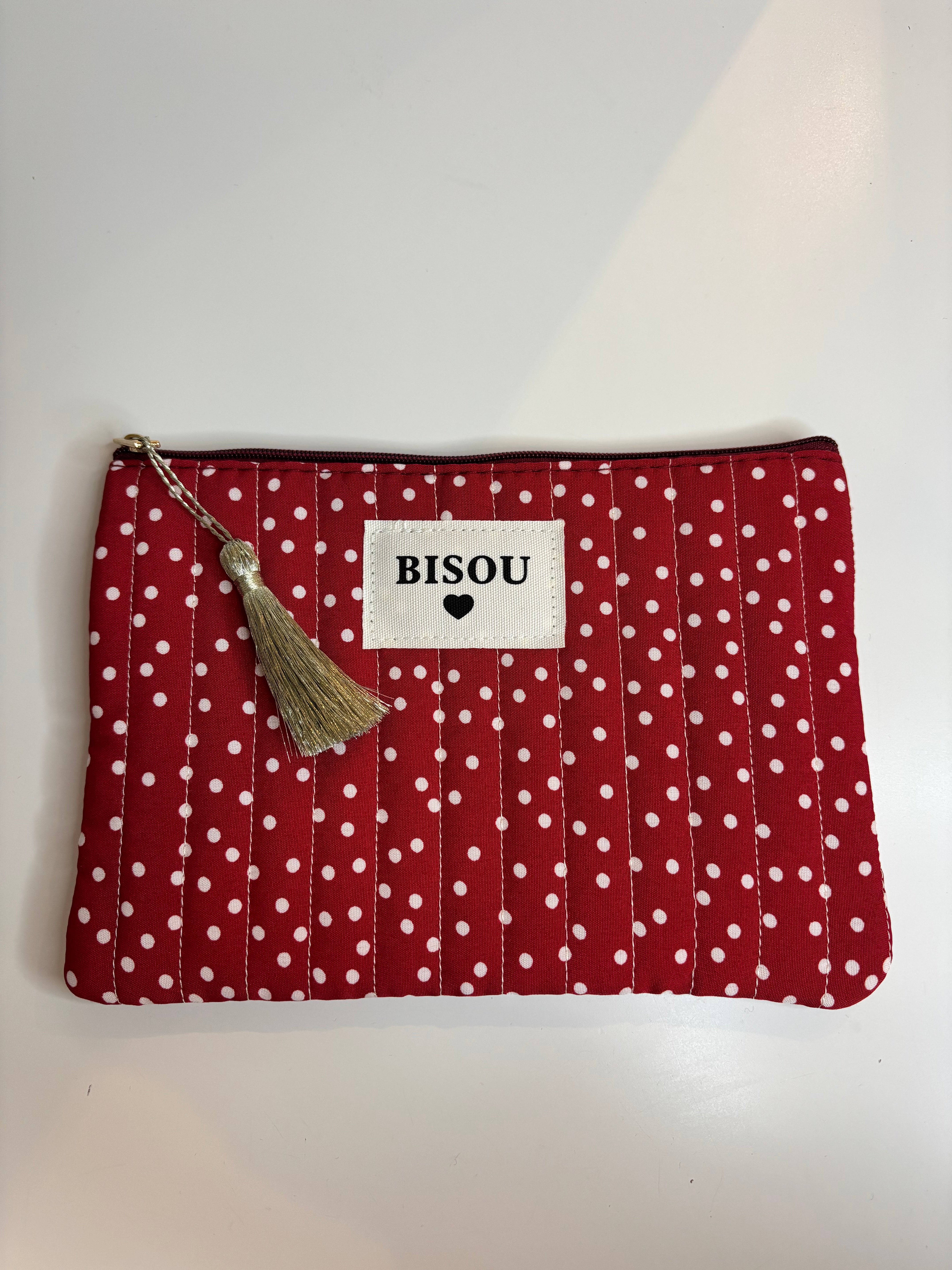 Pochette rouge Bisou