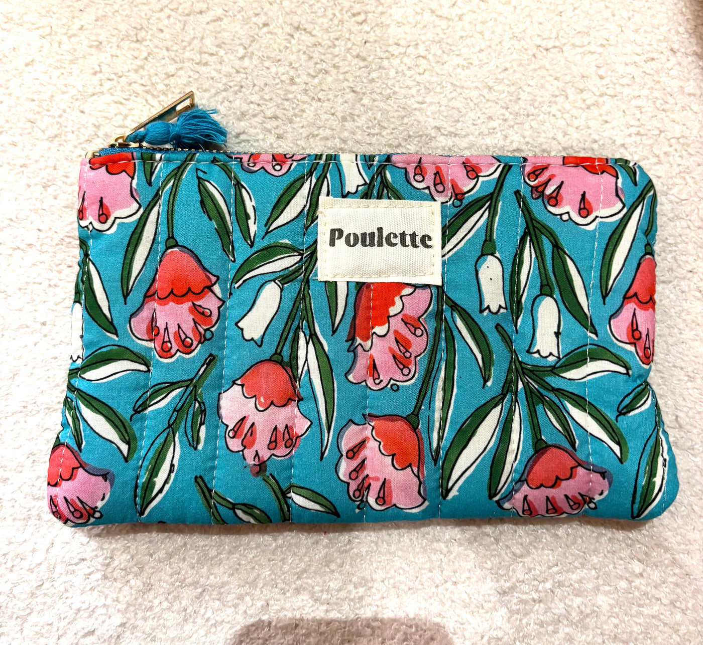 Pochette bleue Poulette