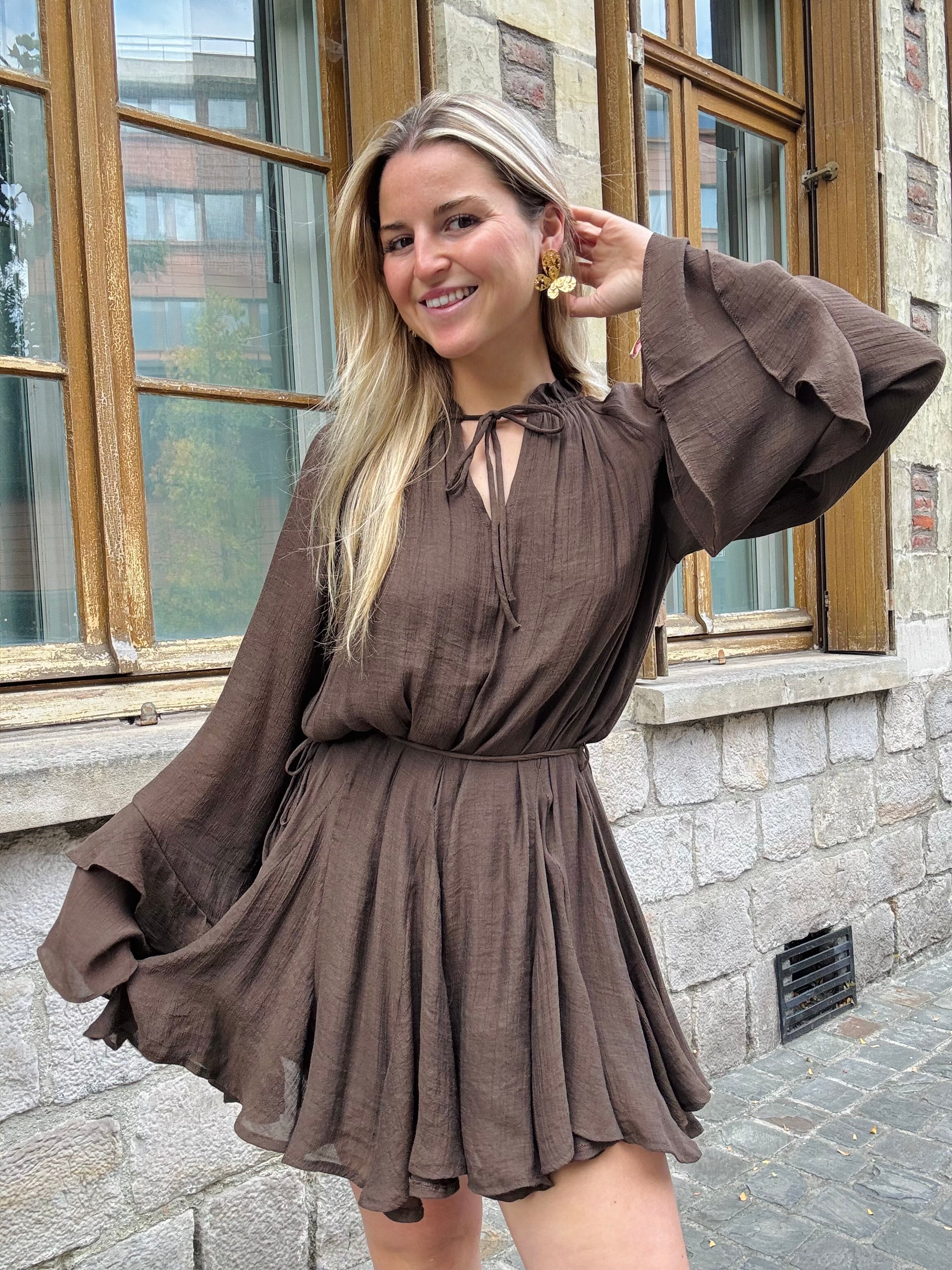 Robe Chocolat Élégante