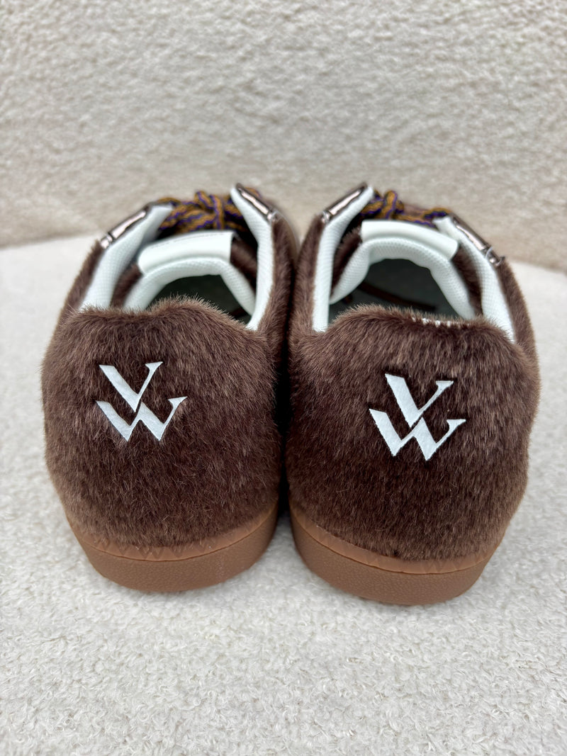 Baskets AURA INITIALS marron
