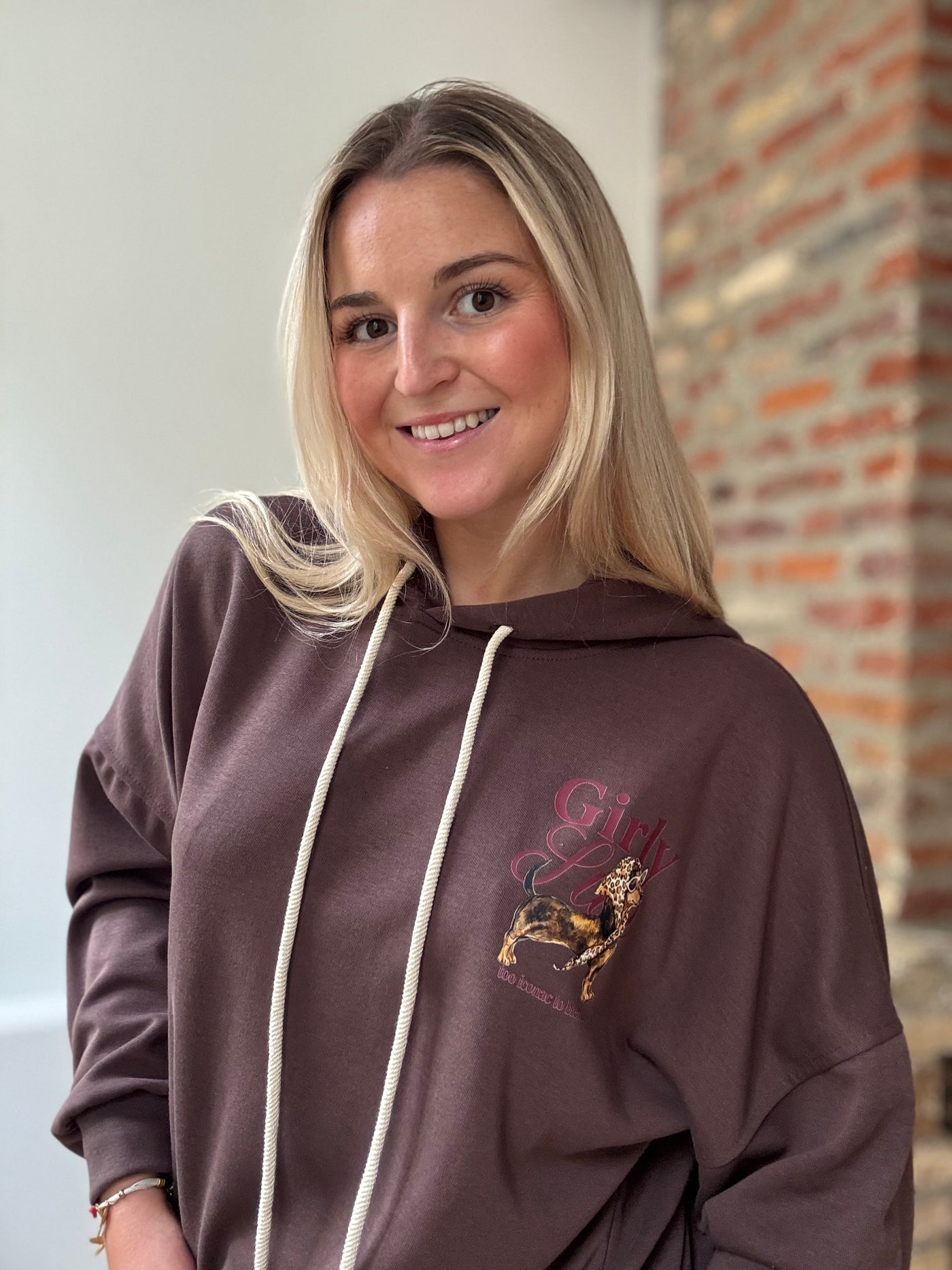 Sweat TECKEL chocolat