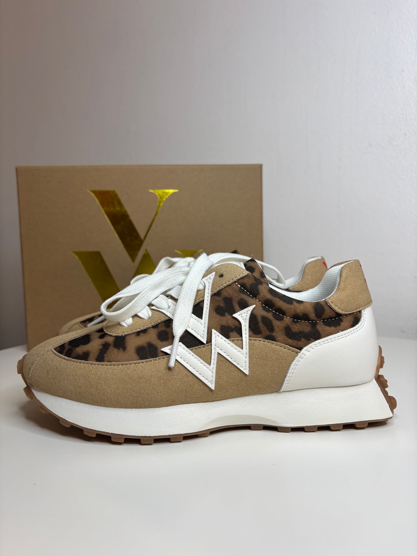 Baskets léopard FLOW INITIALS Vanessa Wu