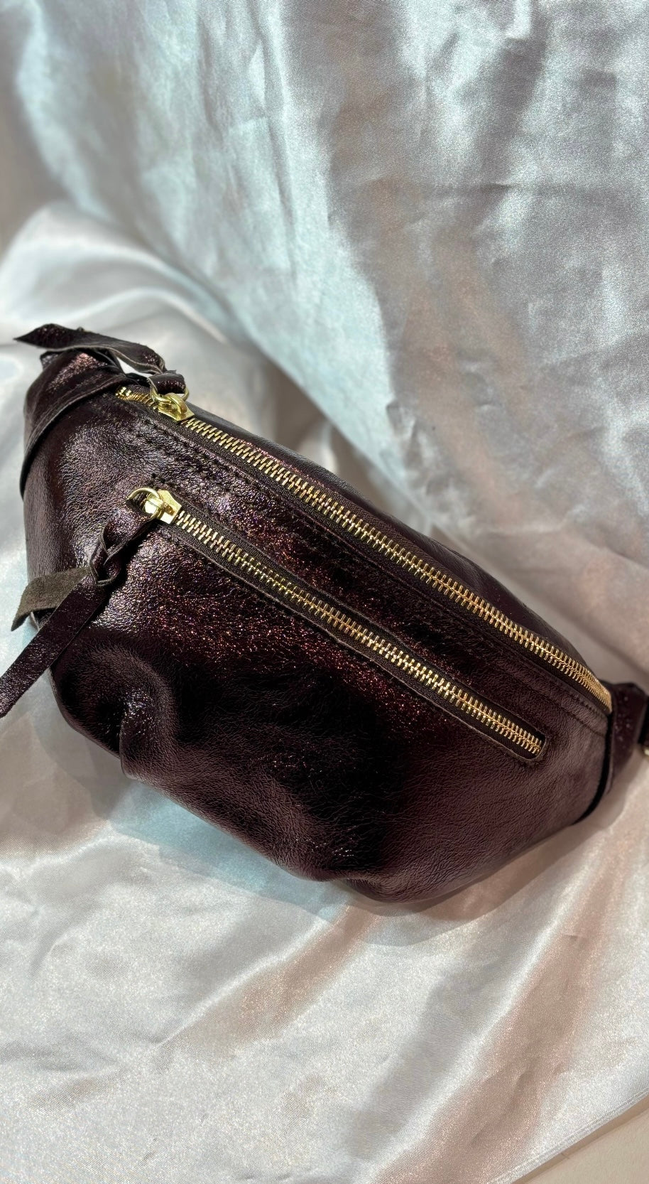 Sac banane chocolat irisé