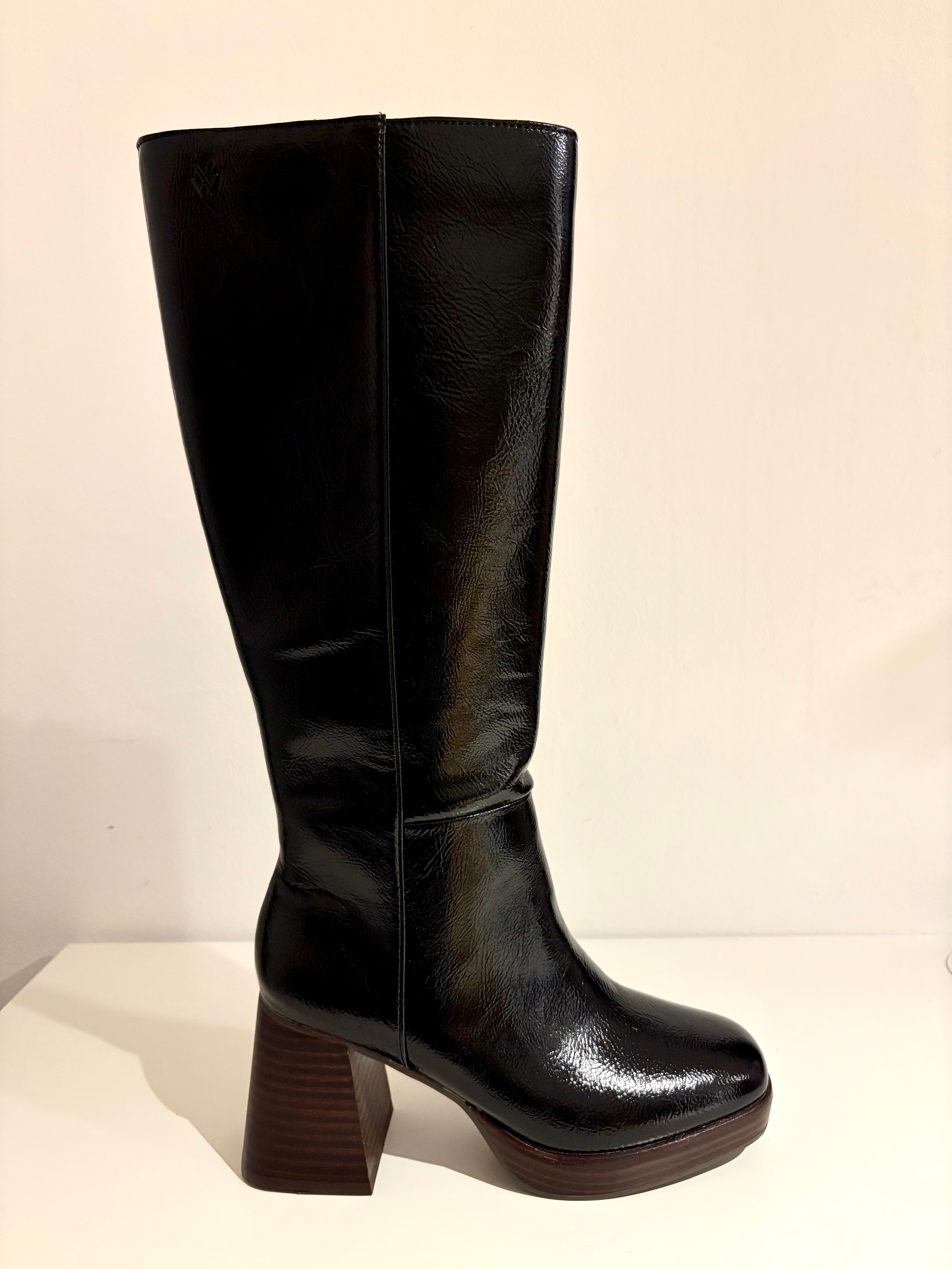 Bottes noires Audrey Vanessa Wu