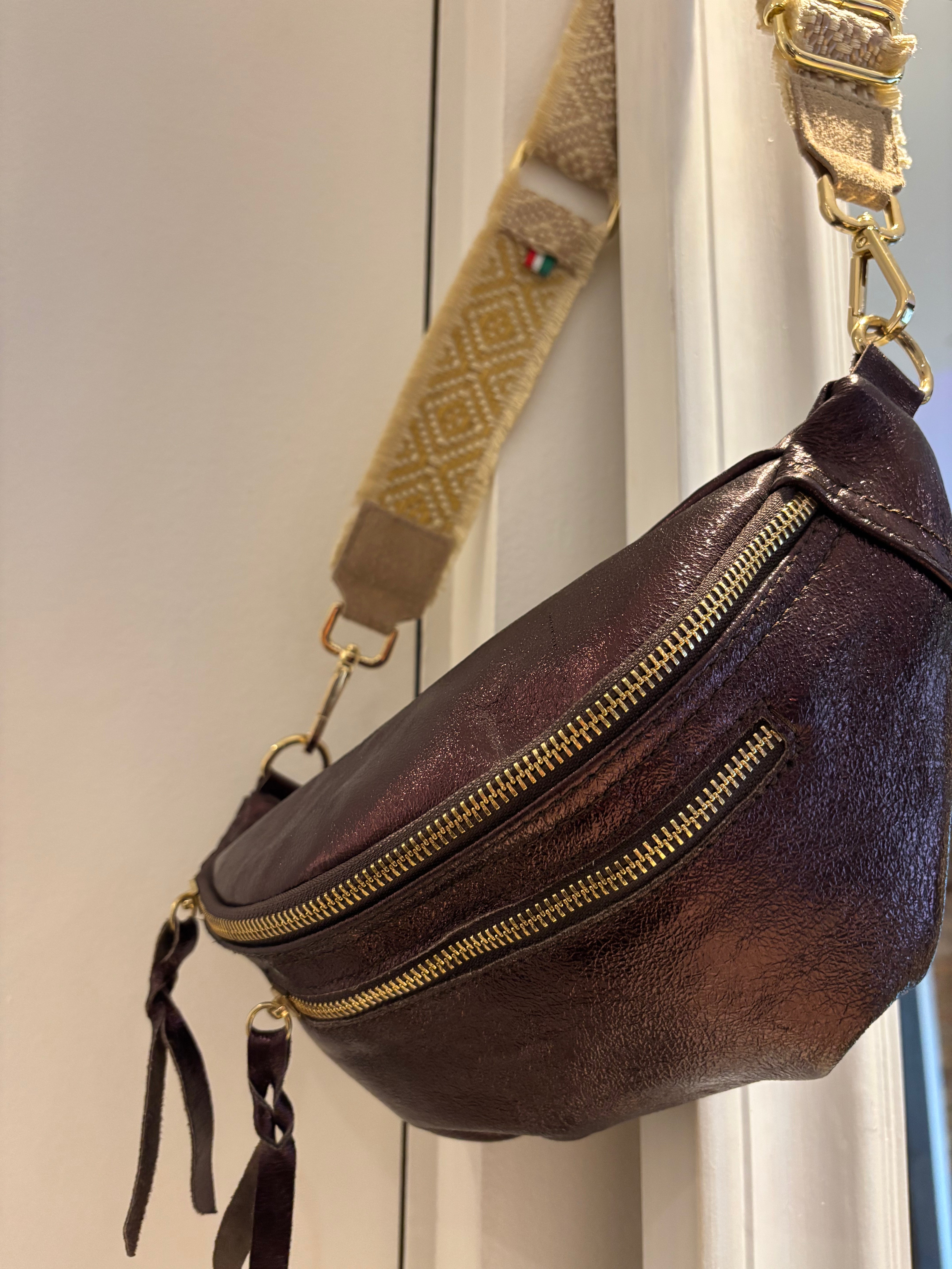 Sac banane chocolat irisé