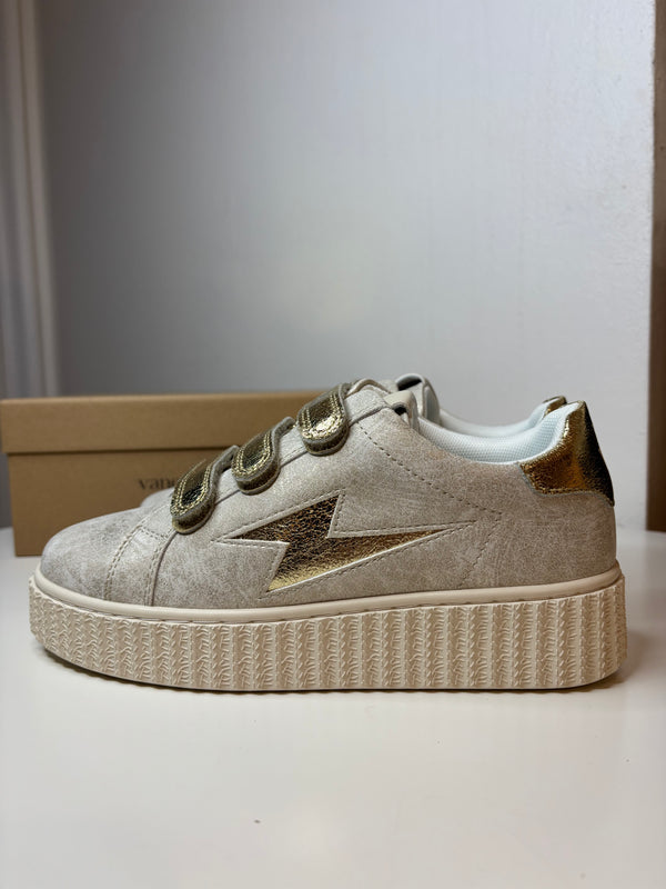 Baskets dorées Maggie Vanessa Wu