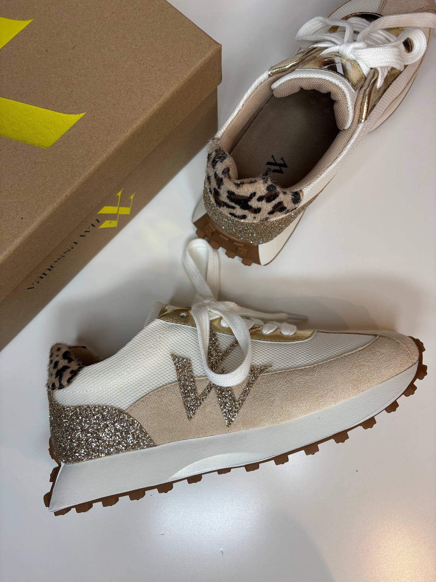 Baskets beiges FAUSTINE VANESSA WU