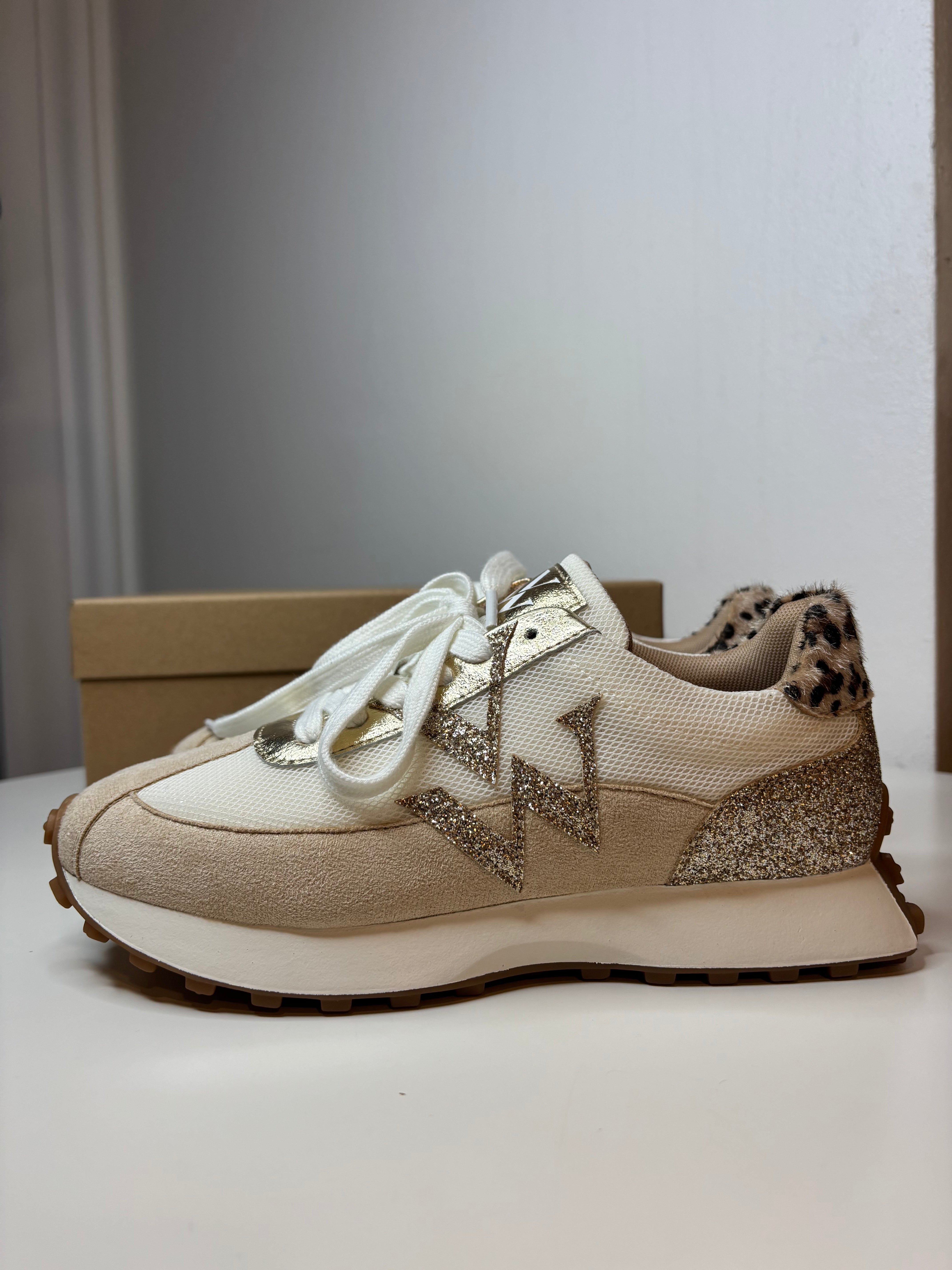 Baskets beiges FAUSTINE VANESSA WU