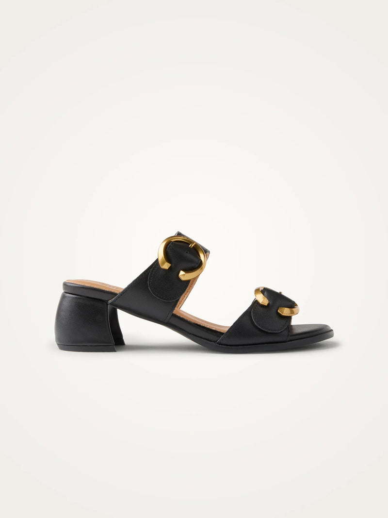 Mules Noires Luna